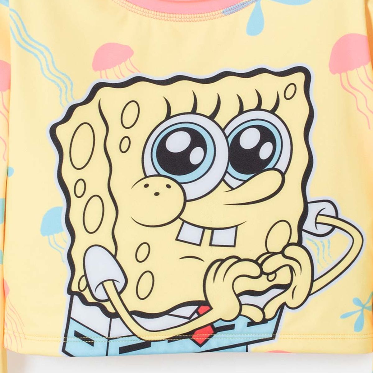 NICKELODEON - Conjunto de Baño Bob Esponja multicolor para niña