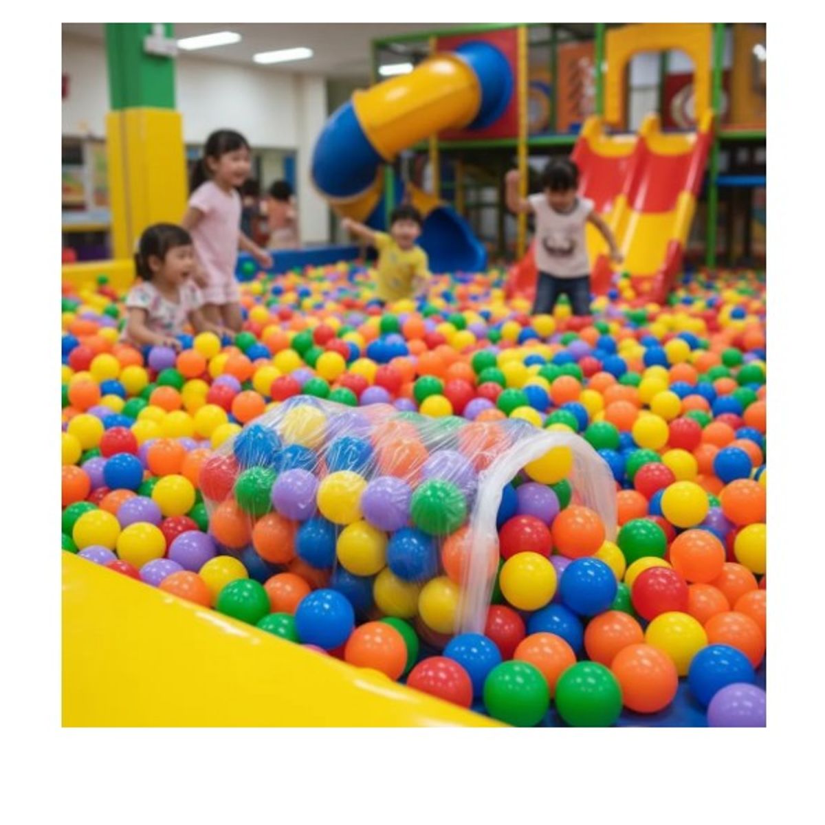 INFANTILES CAJUROMIX - 100 Pelotas Para Piscina Multicolor Fabricantes Premium