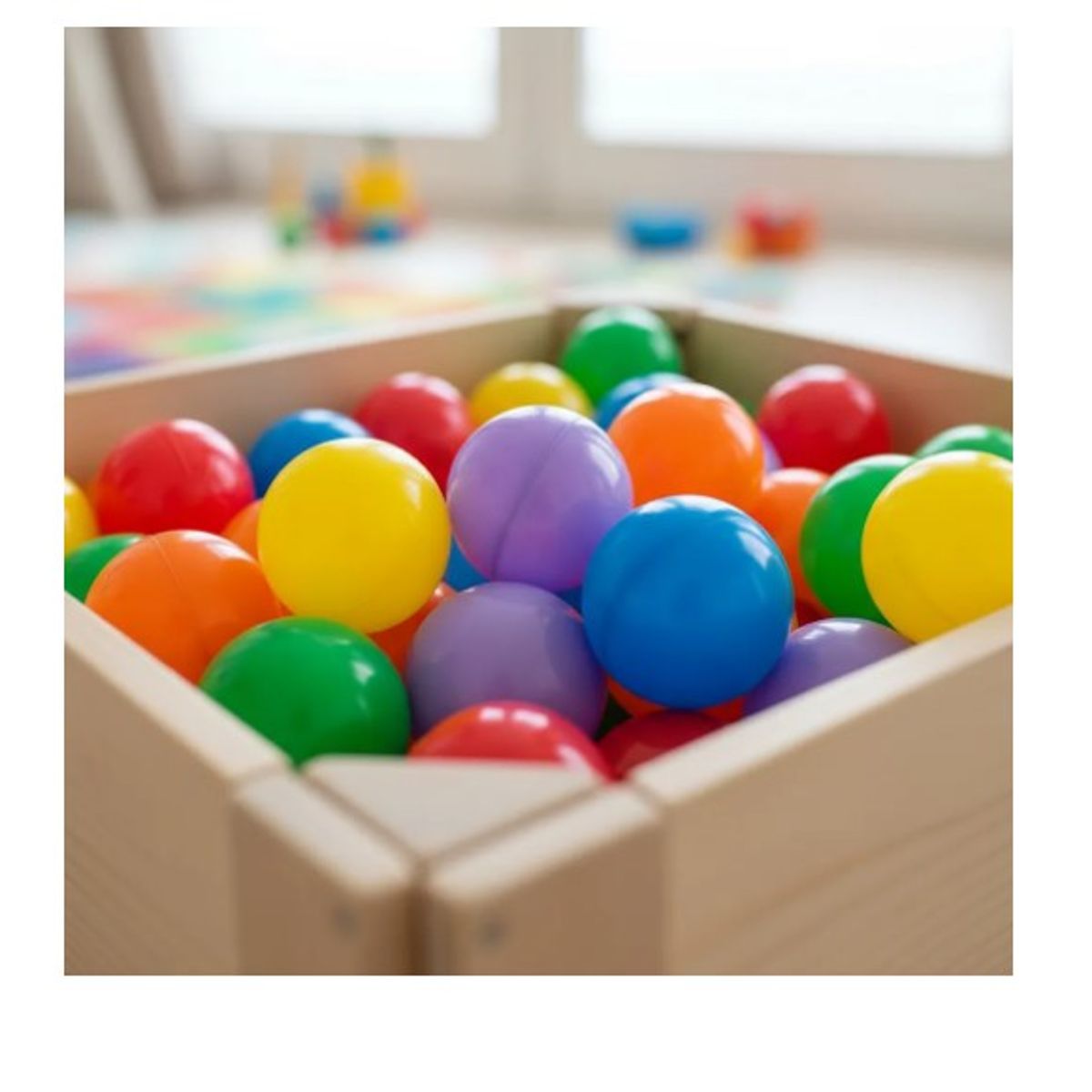 INFANTILES CAJUROMIX - 100 Pelotas Para Piscina Multicolor Fabricantes Premium