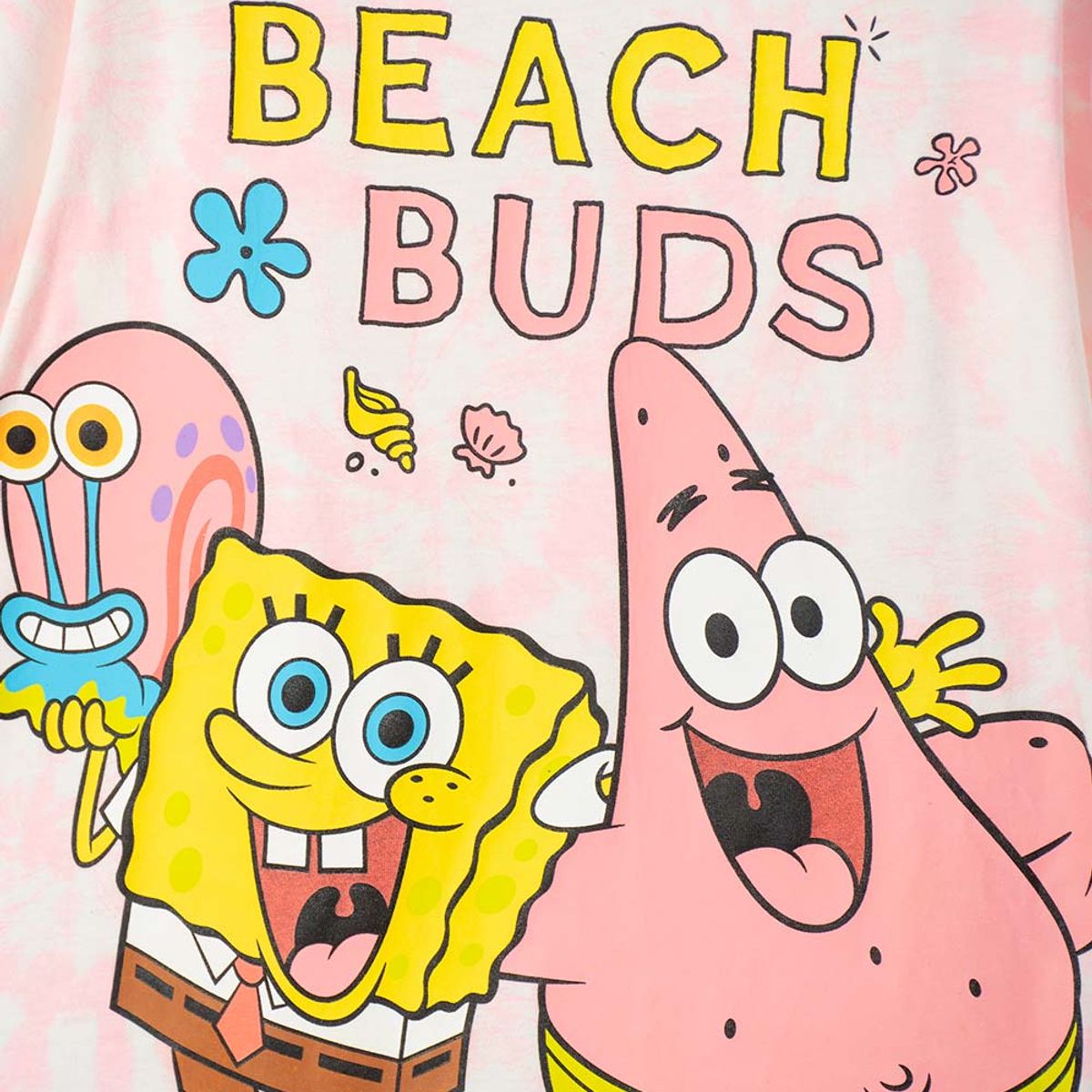 NICKELODEON - Camiseta de Bob Esponja manga corta coral para niña