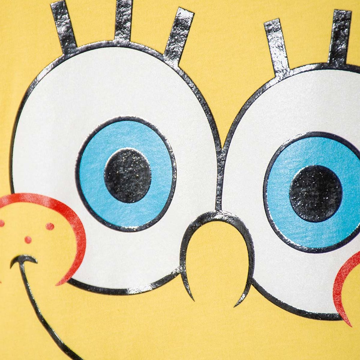 NICKELODEON - Camiseta de Bob Esponja manga corta amarillo para niña