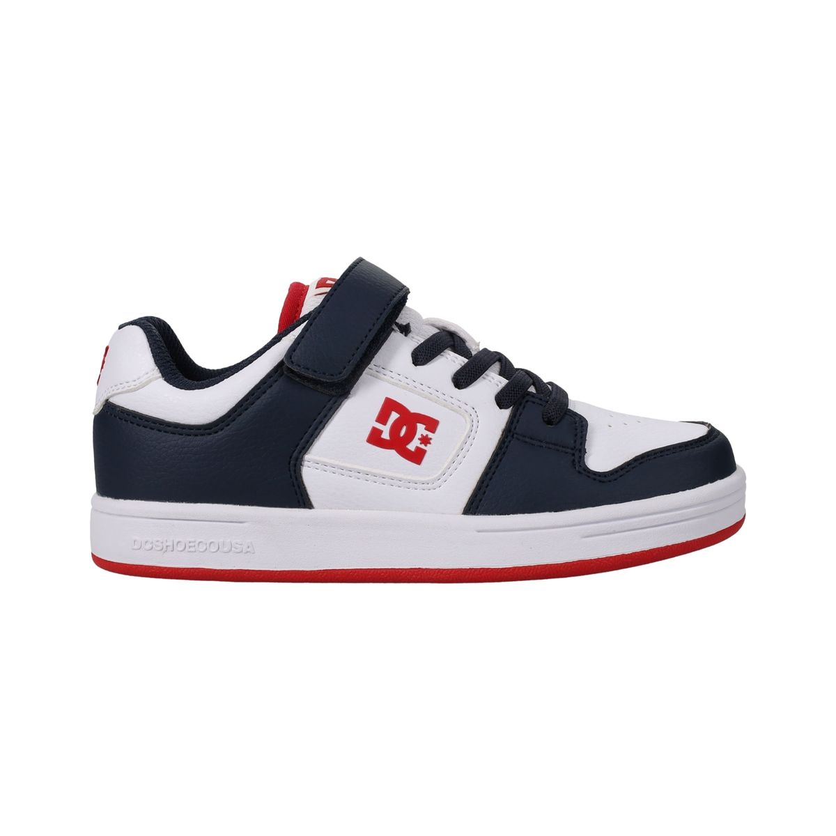 DC SHOES - Tenis DC Shoes Manteca 4 niño color blanco con azul