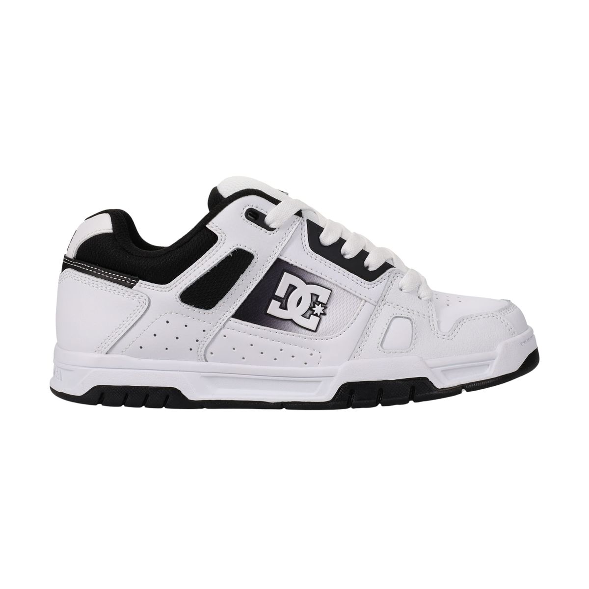 DC SHOES - Tenis DC Shoes Stag hombre color blanco con negro