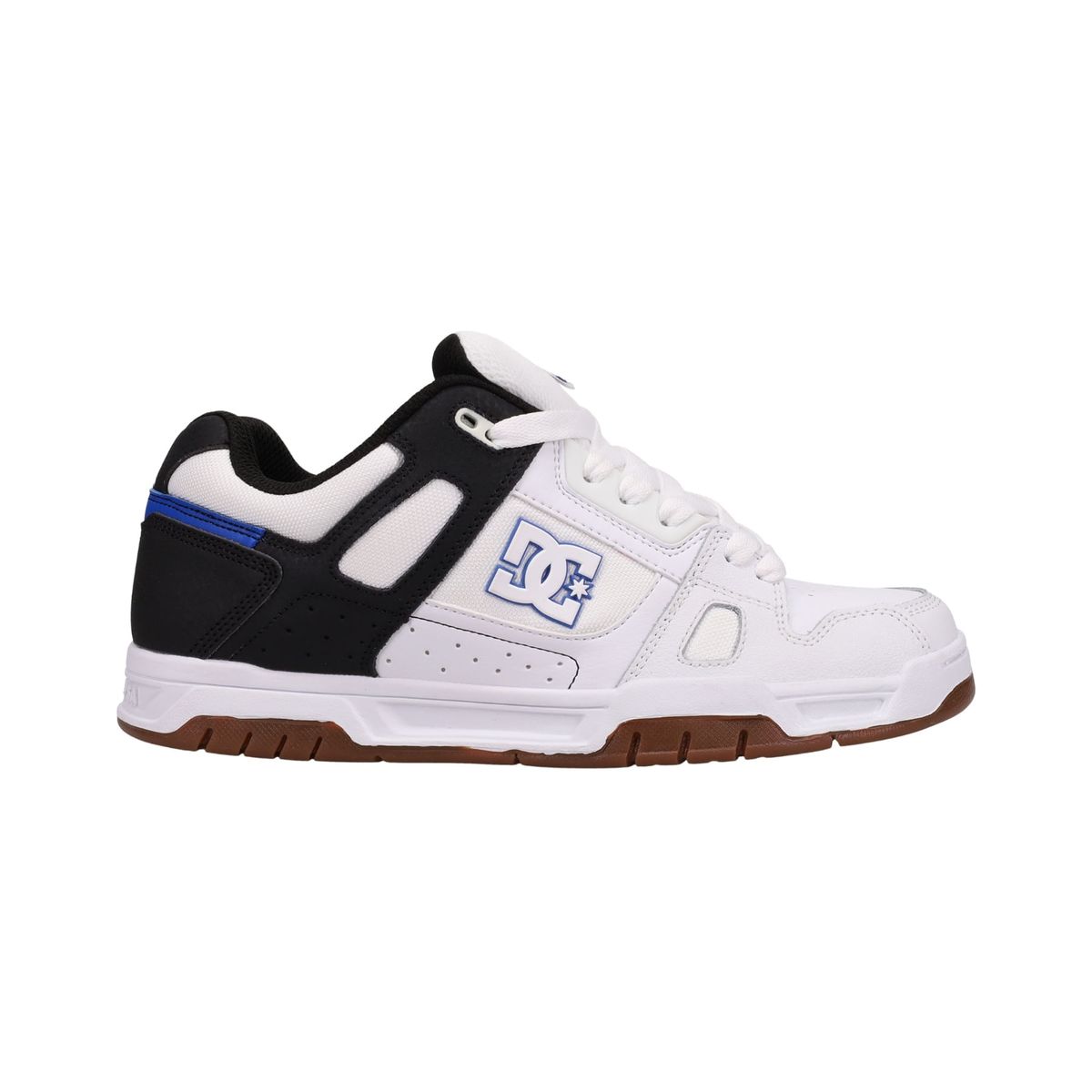 DC SHOES - Tenis DC Shoes Stag hombre color blanco y negro