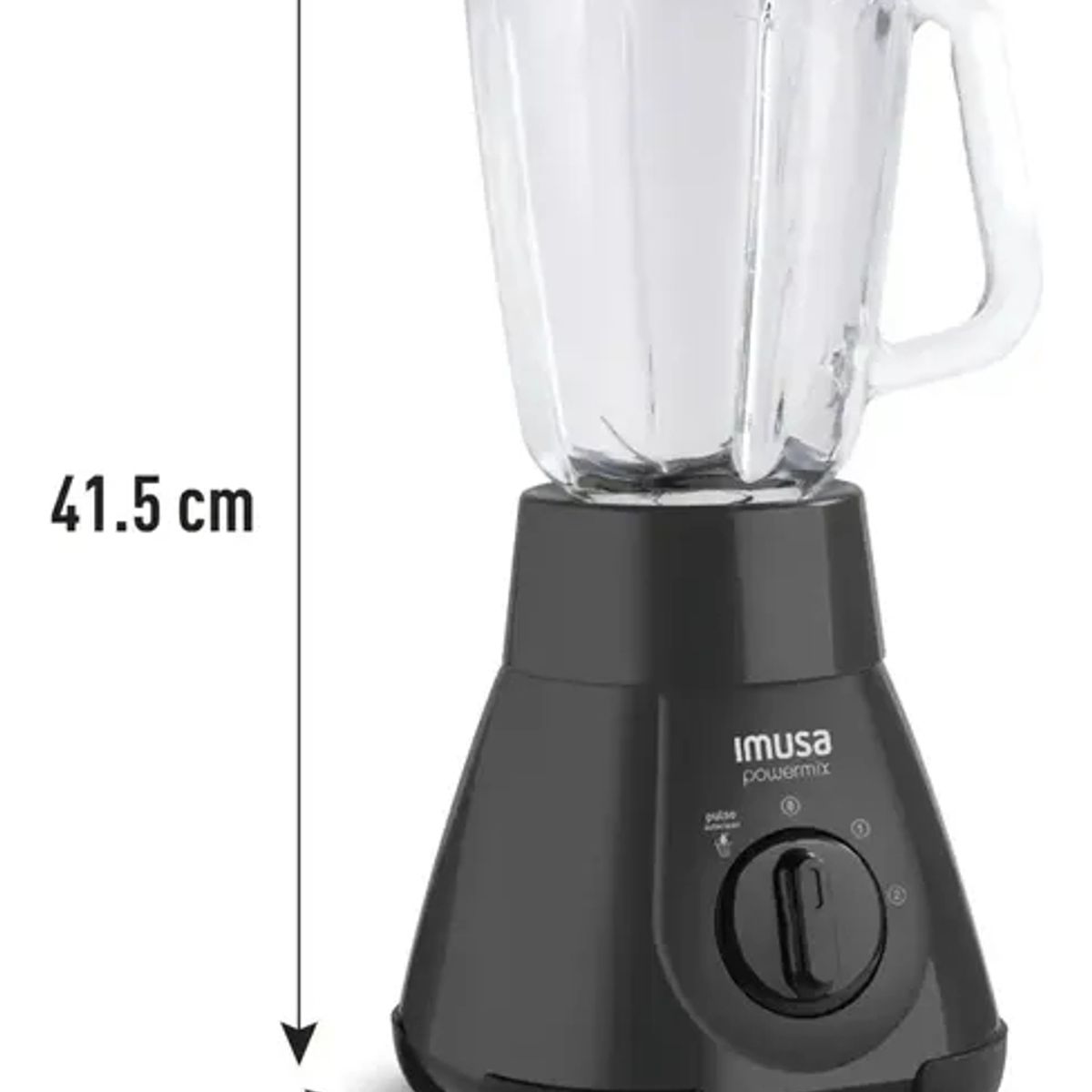 IMUSA - Licuadora Imusa Powermix Glass 2 Velocidades Gris