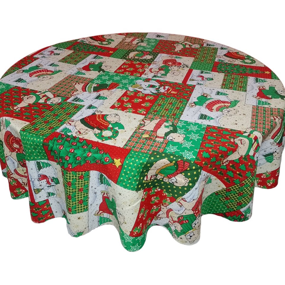 GENERICO - Mantel Navideño redondo