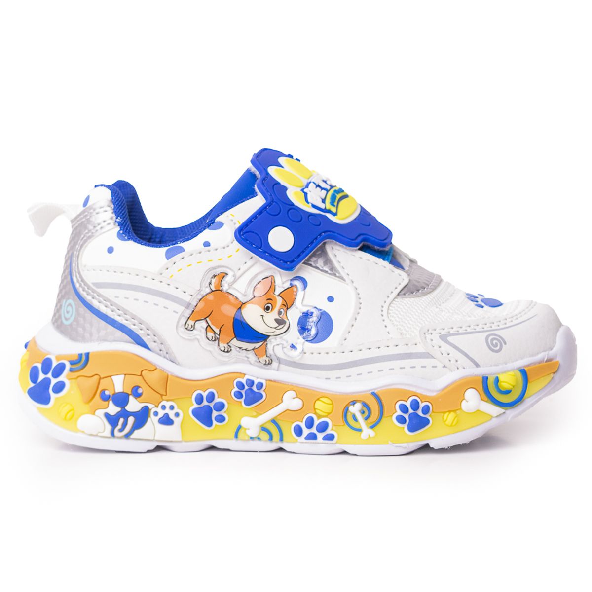 PRICE SHOES - Price Shoes Tenis Infantiles con Luces para Niños 204NOGR25-SSBLANCO