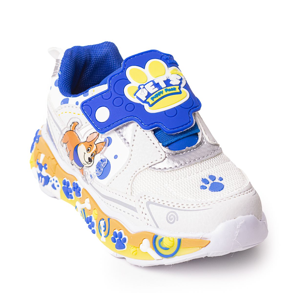 PRICE SHOES - Price Shoes Tenis Infantiles con Luces para Niños 204NOGR25-SSBLANCO