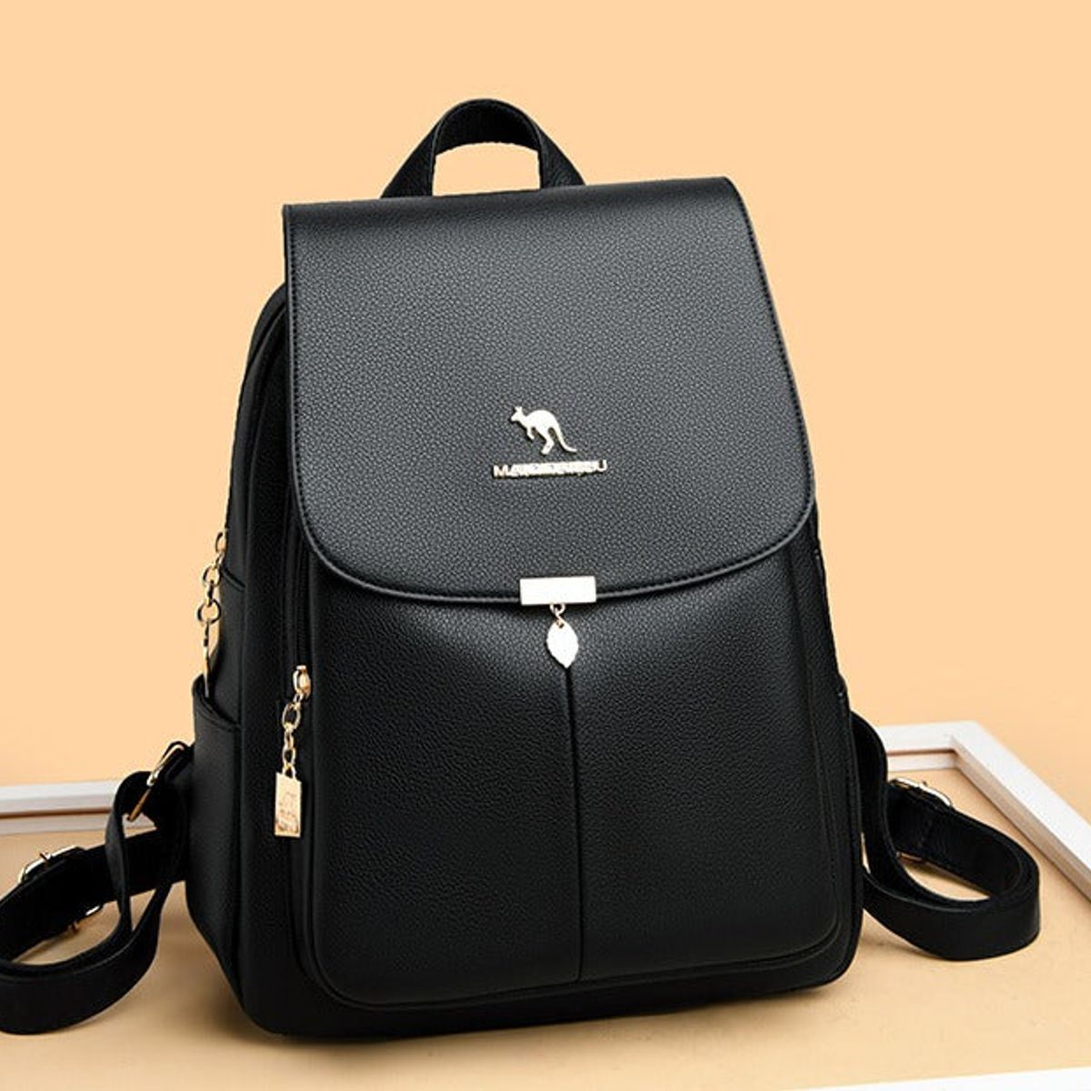 MULTIBAGS - Cuero Estilo y Poder Bolso Canguro Dama el Regalo Ideal Navideño