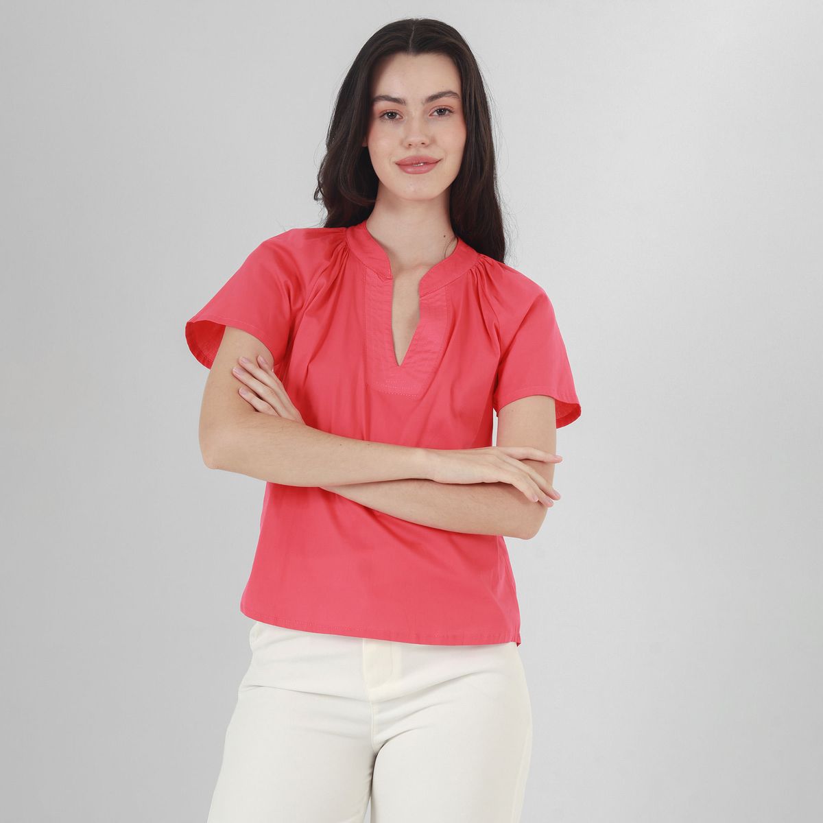 FDS - Blusa Cuello Neru Manga Corta