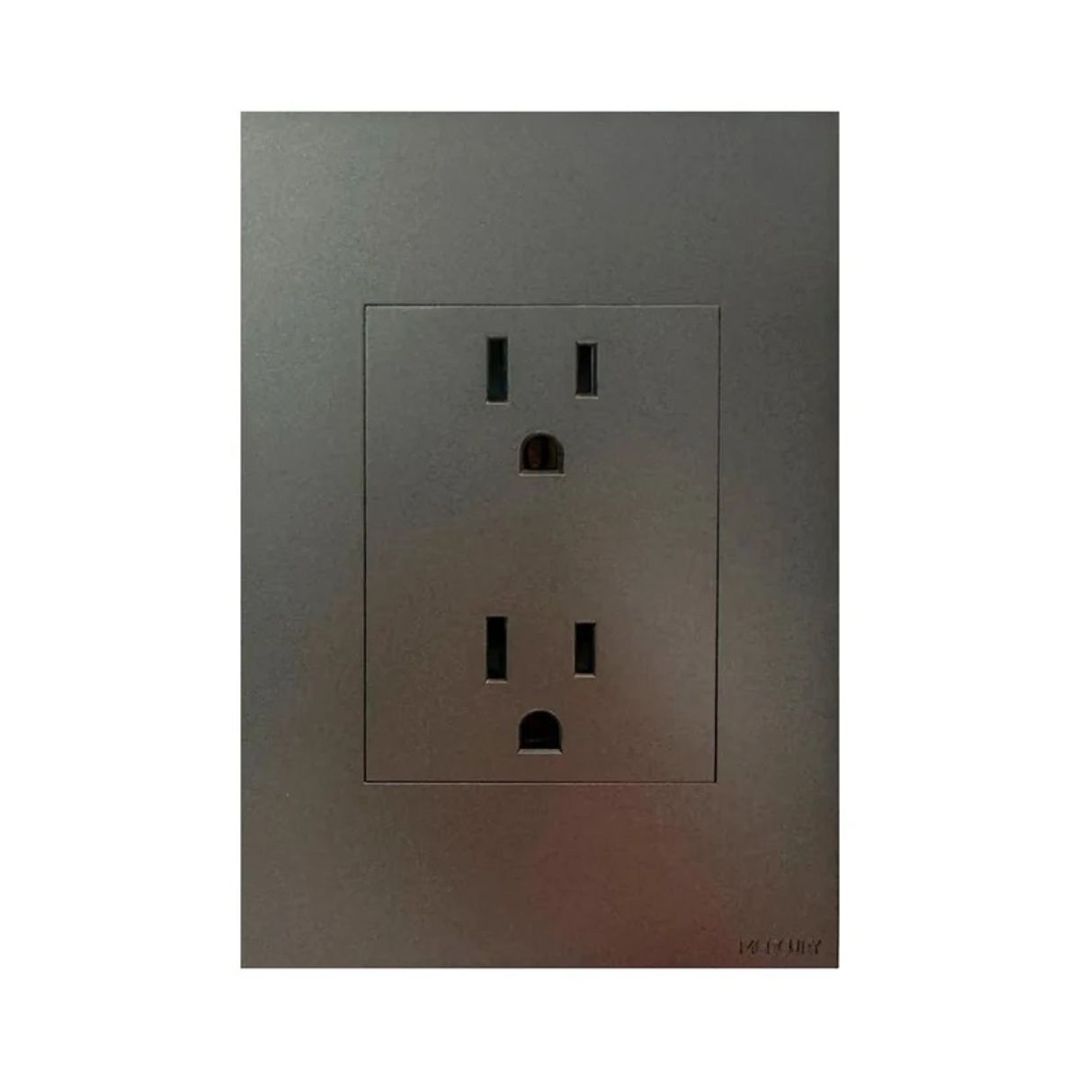 MERCURY - Tomacorriente Doble Polo a Tierra Silver Luxury Mercury