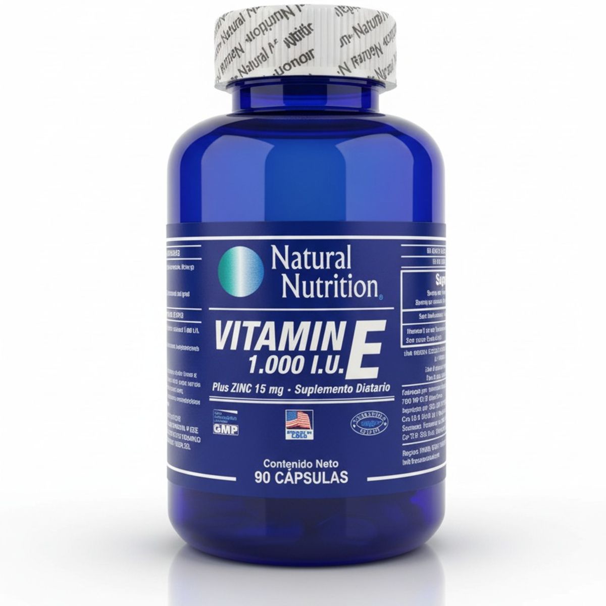 NATURAL NUTRITION - SUPLEMENTO CON VITAMINA E + ZINC X 90 UNIDADES/ NATURAL N.