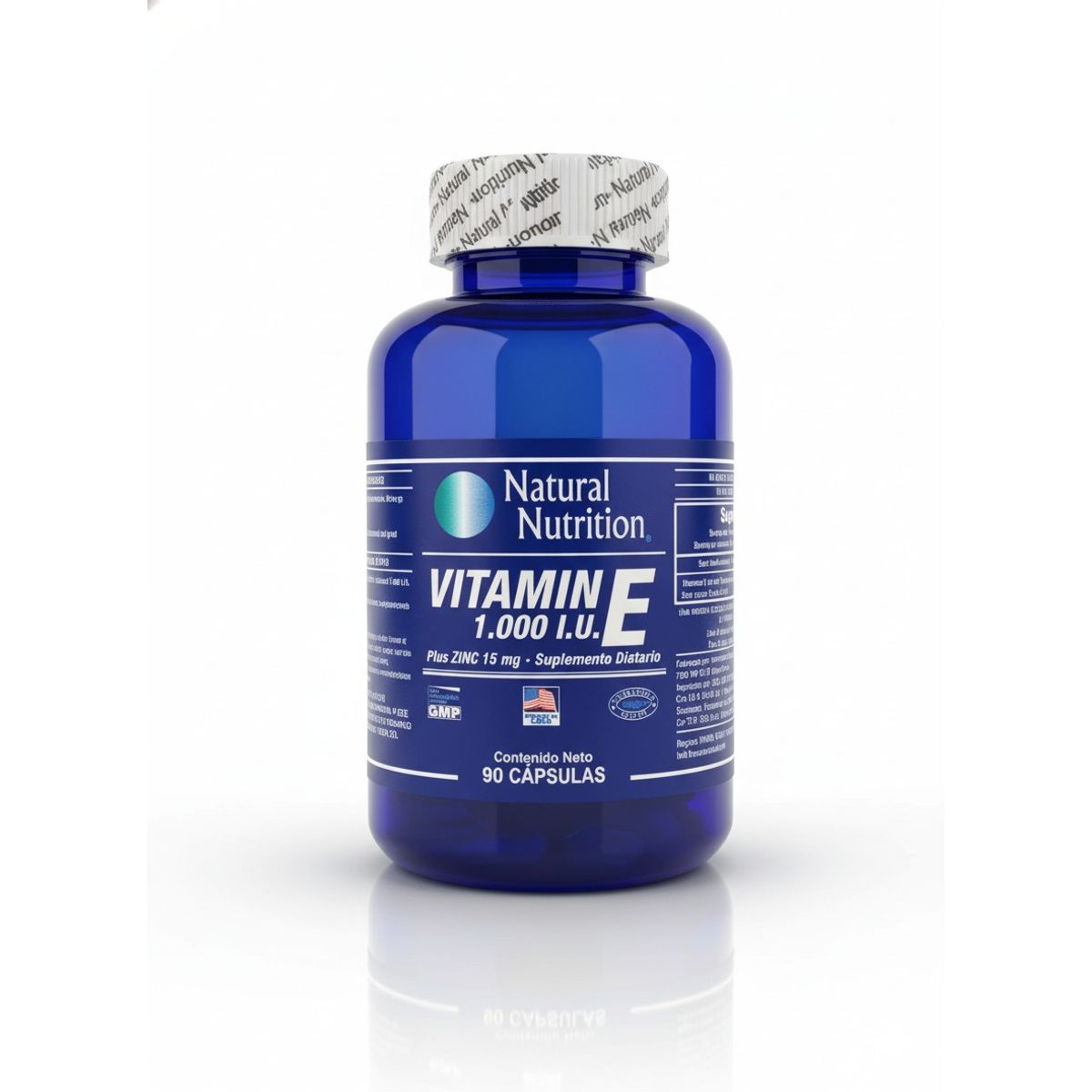 NATURAL NUTRITION - SUPLEMENTO CON VITAMINA E + ZINC X 90 UNIDADES/ NATURAL N.