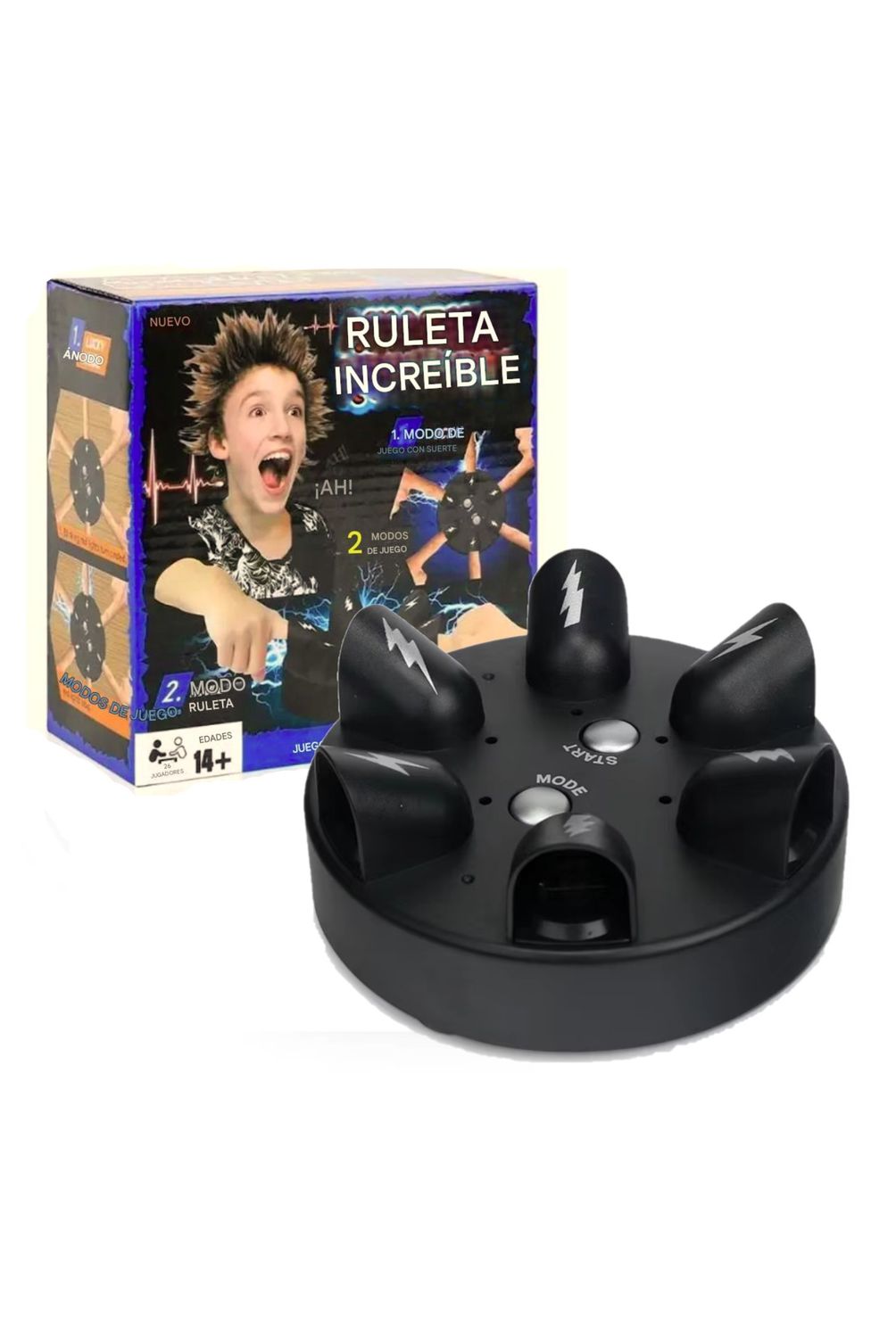 Juego De Ruleta De Descarga Eléctrica Detector De Mentiras, Verdad O Desafío Para 2-6 Jugadores