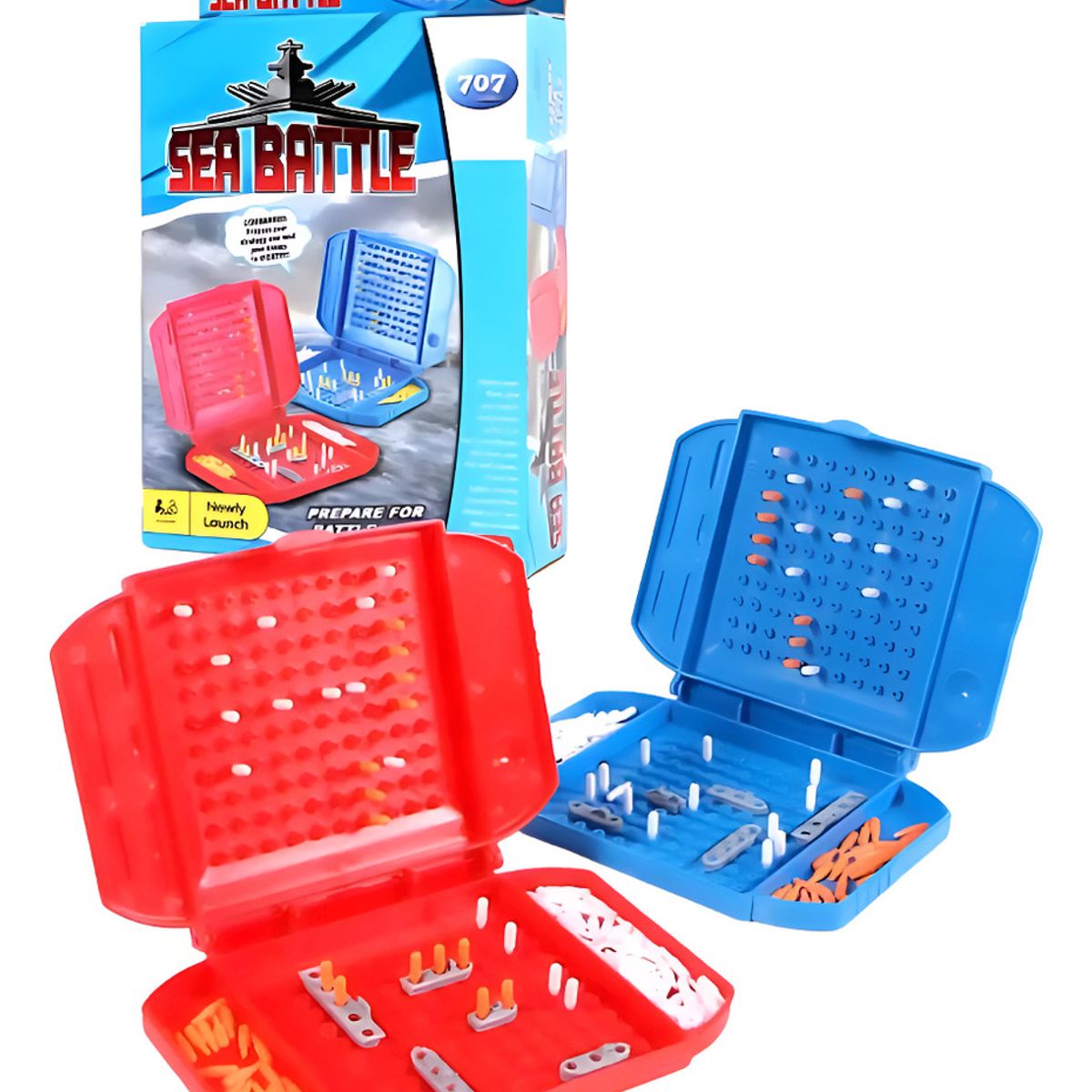 GENERICO - Juego Astucia Naval Batalla De Barcos Caja Portatil