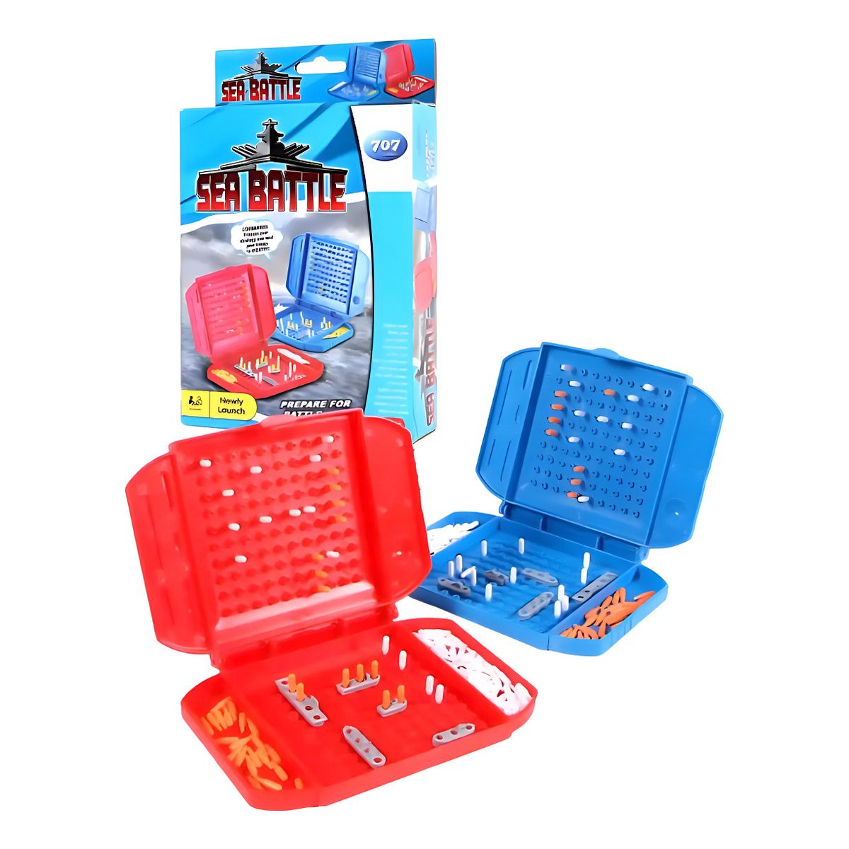 GENERICO - Juego Astucia Naval Batalla De Barcos Caja Portatil