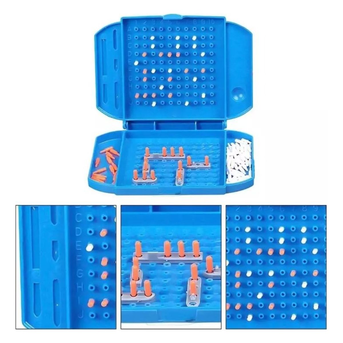 GENERICO - Juego Astucia Naval Batalla De Barcos Caja Portatil