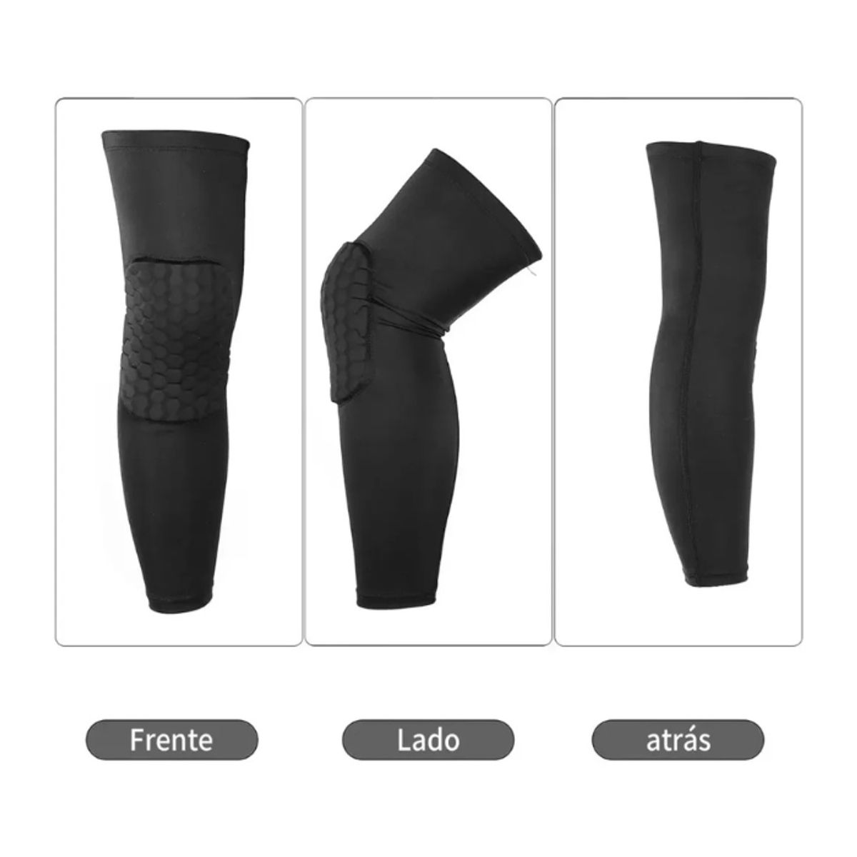 GENERICO - Rodillera Baloncesto Basketball Codera Manga Calentadora M