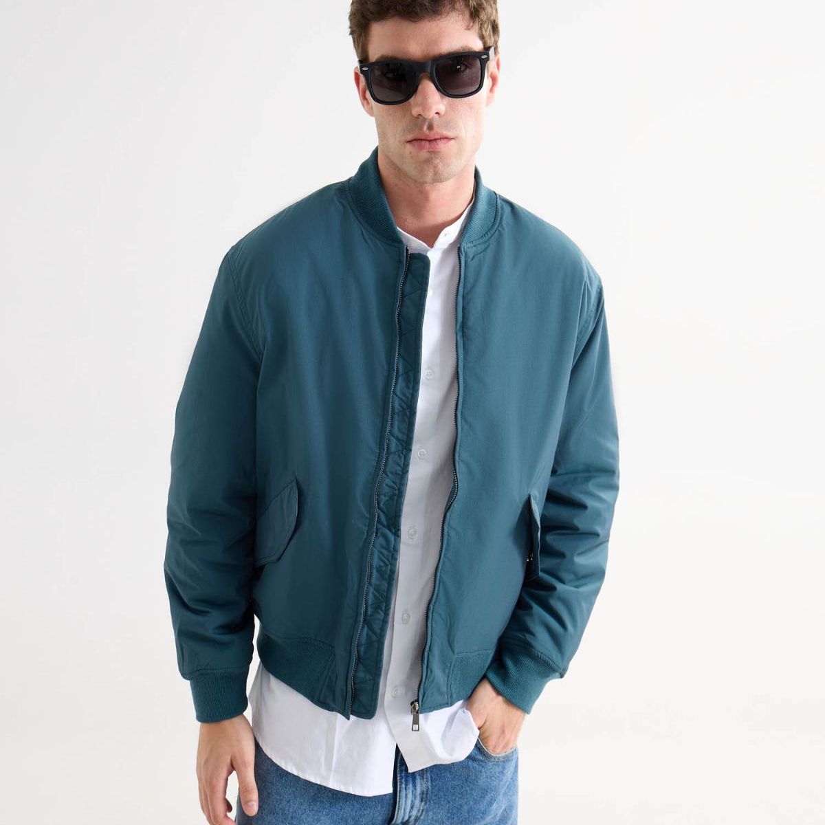 SEVEN SEVEN - Chaqueta Para Hombre Bomber Color Agua Marca Seven Seven #45080468