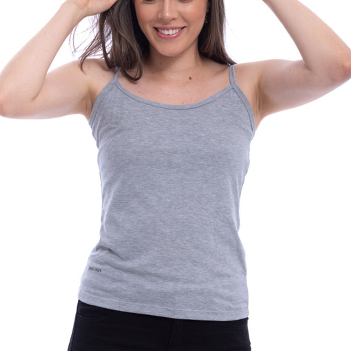 BOCARED - VENUS BLUSA DE TIRAS PARA DAMA EN COLOR GRIS