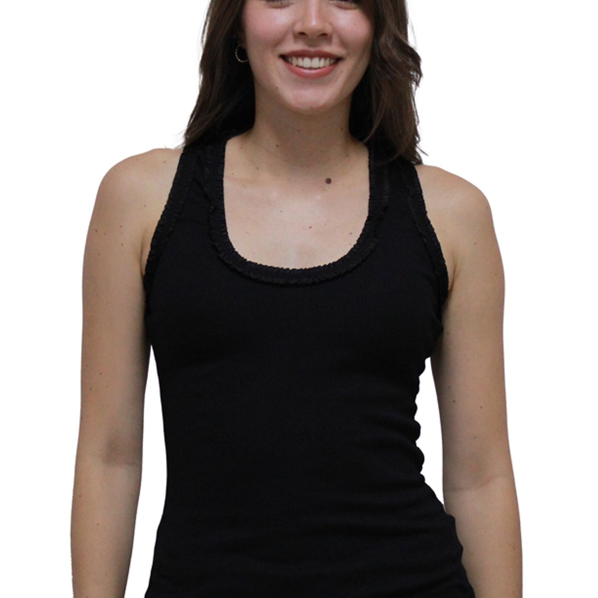 BOCARED - EMMA ATLETICA PARA DAMA EN RIB CON ESPALDA MARIPOSA EN COLOR NEGRO