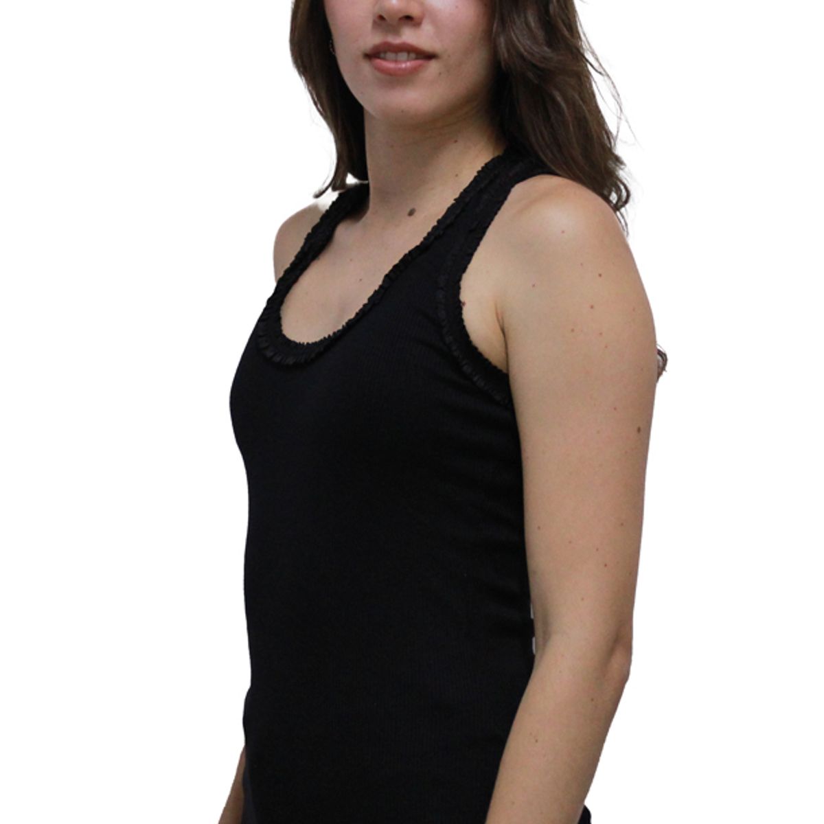 BOCARED - EMMA ATLETICA PARA DAMA EN RIB CON ESPALDA MARIPOSA EN COLOR NEGRO