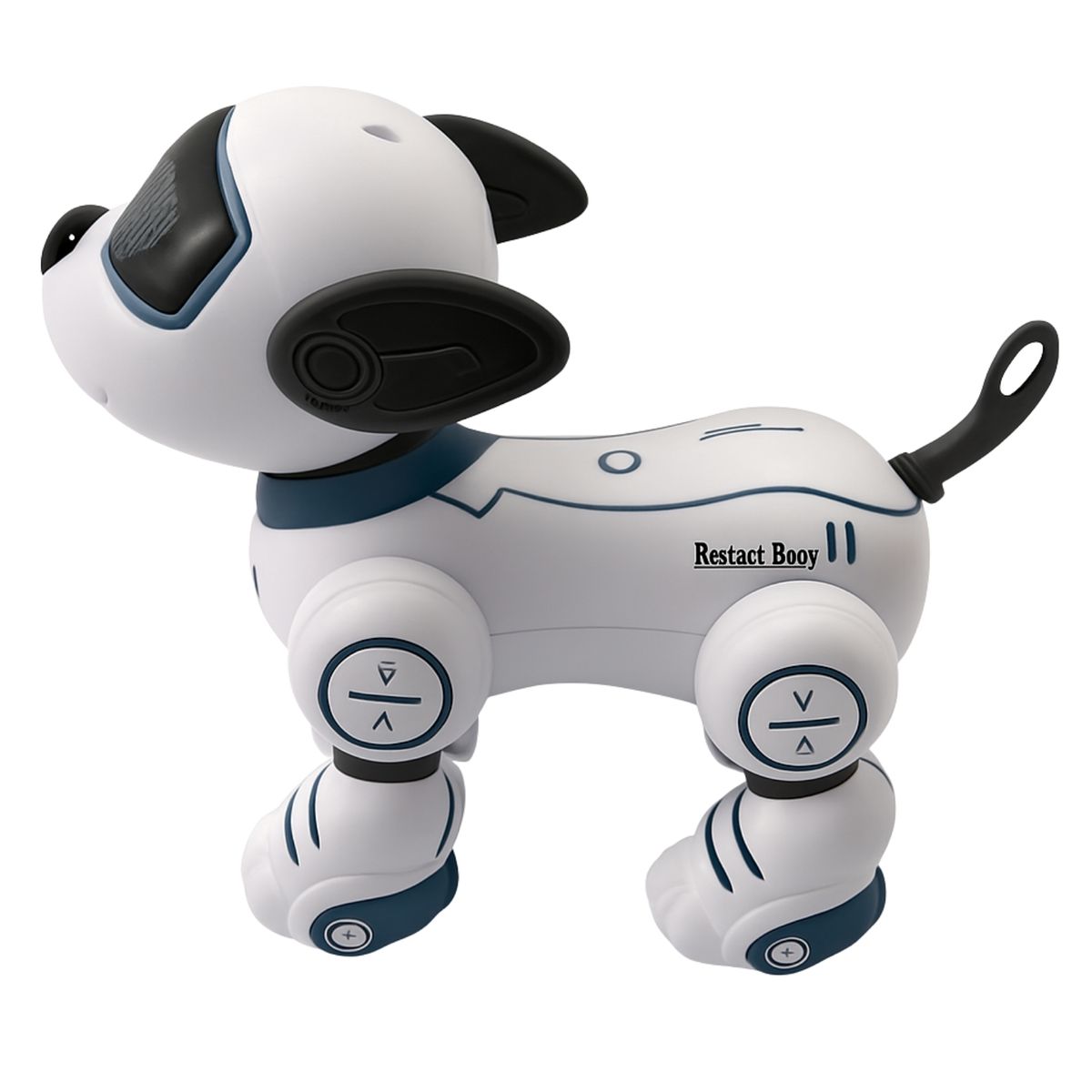 GENERICO - Perro robot inteligente + control remoto juguete electrónico gris
