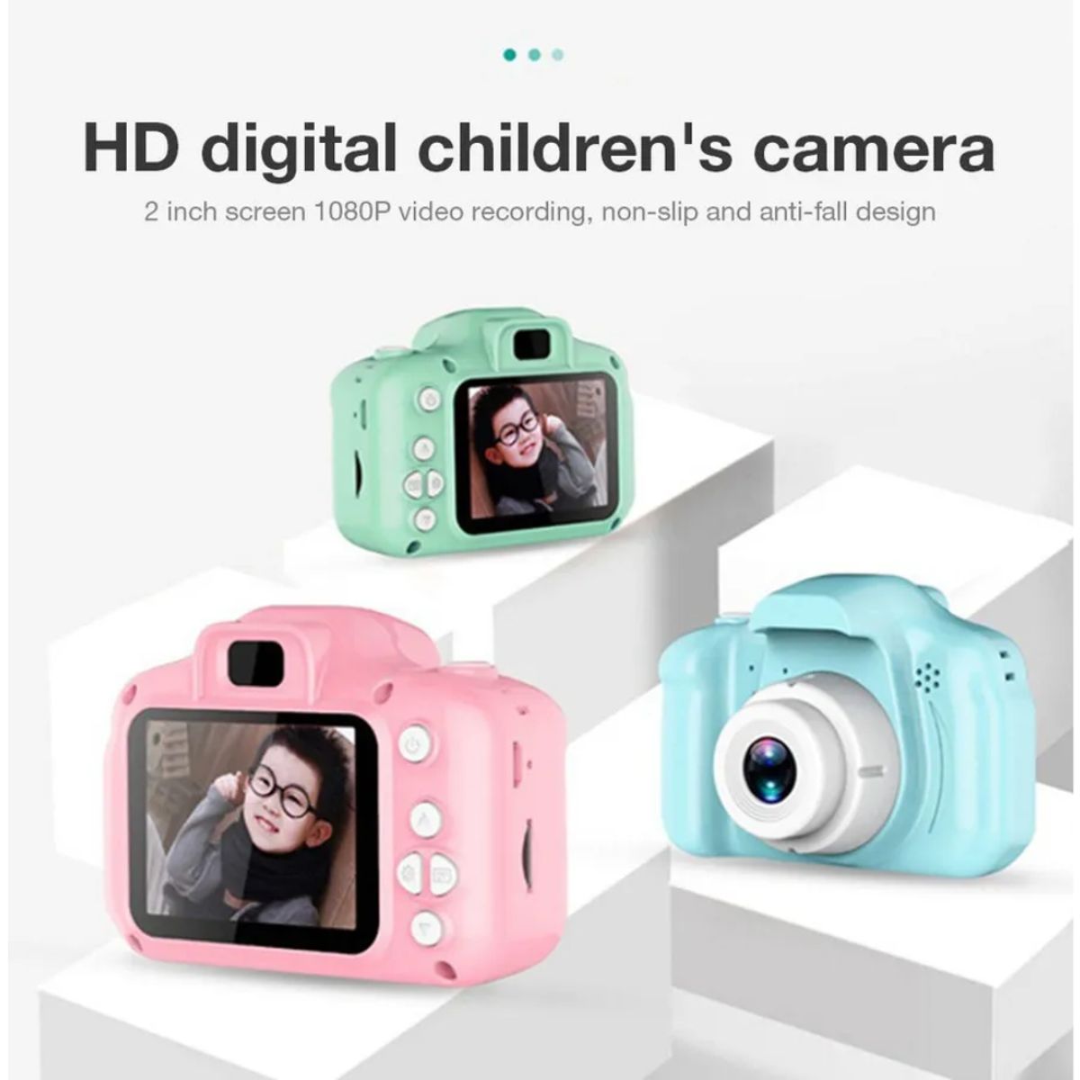 COLME TECHNOLOGY HOME - Cámara para Niños digital fotografía Infantil 1080P Juguete AR-5