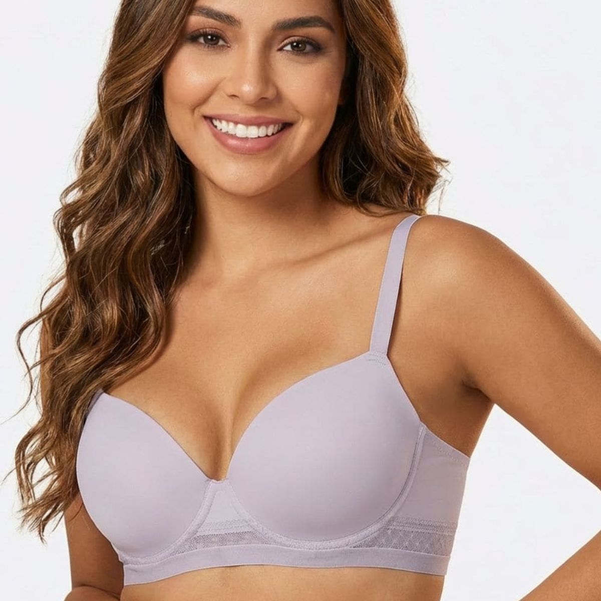 LILI PINK - Brasier individual con cobertura media confeccionado en microfibra