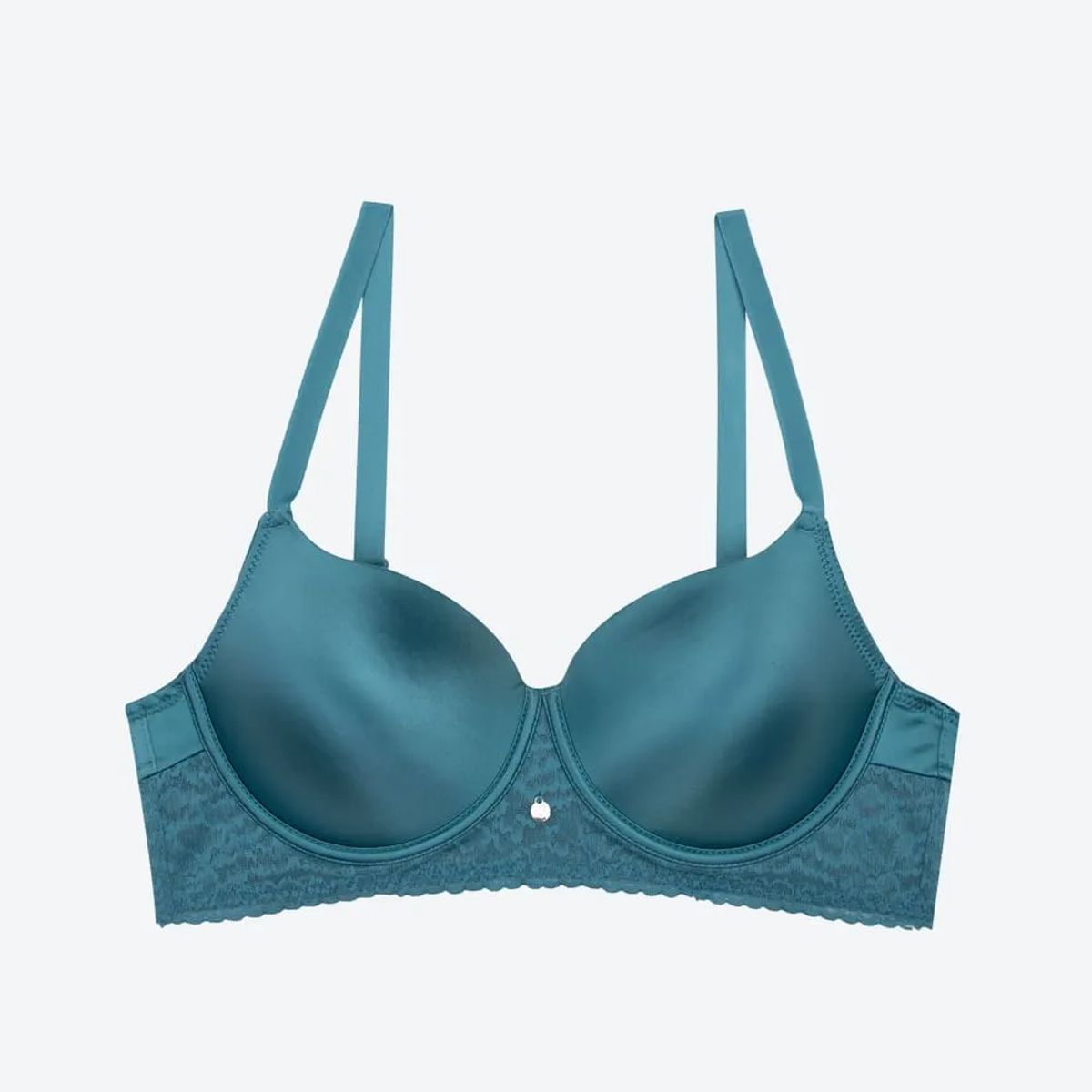 LILI PINK - Brasier con cobertura 3/4 individual en microfibra satinada