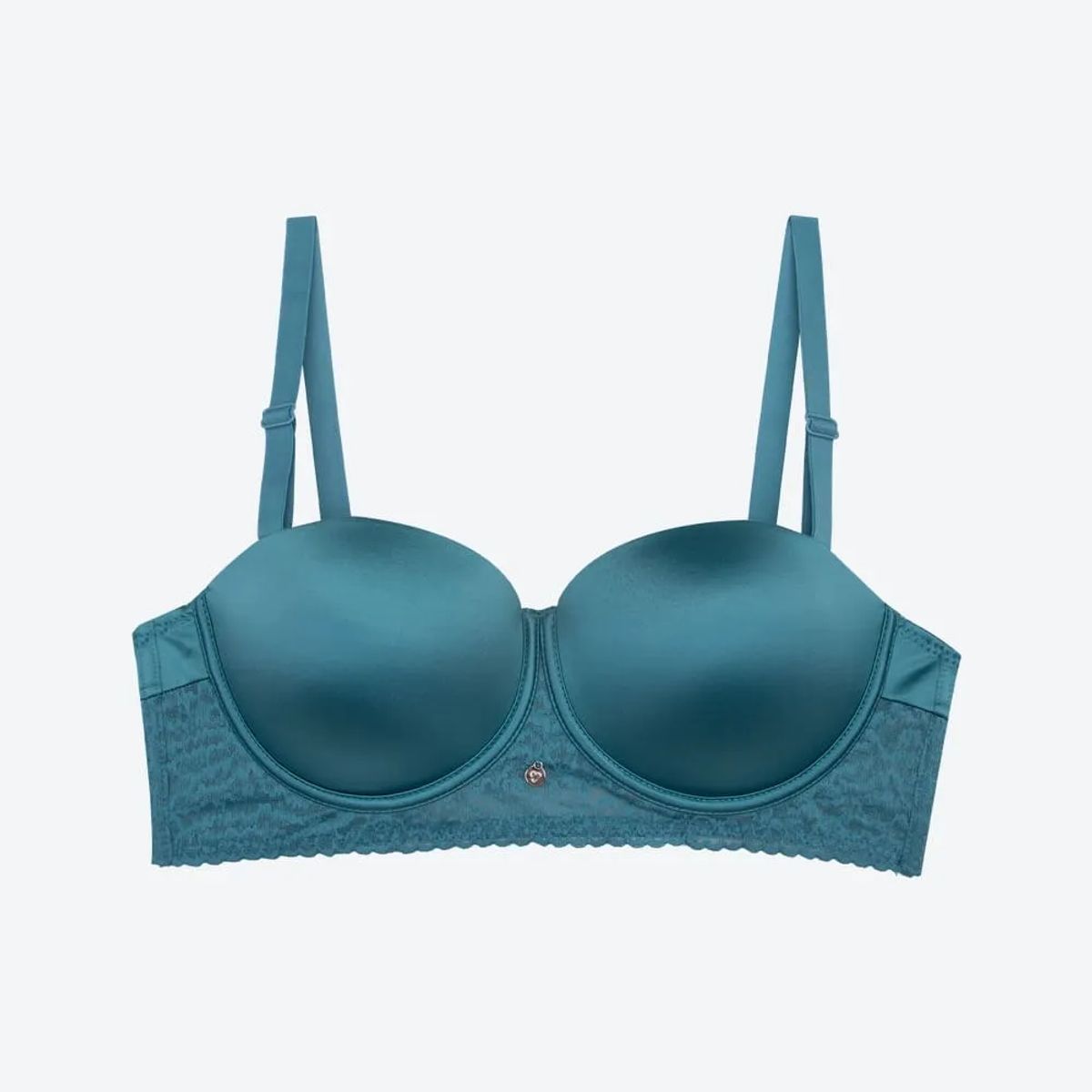 LILI PINK - Brasier strapless individual confeccionado en microfibra satinada