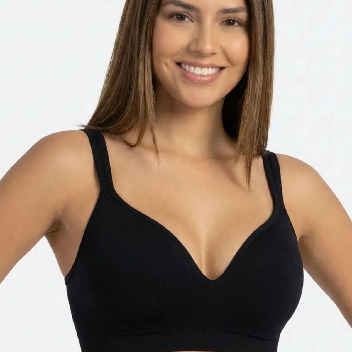 LILI PINK - Brasier individual estilo triangular seamless sin aros