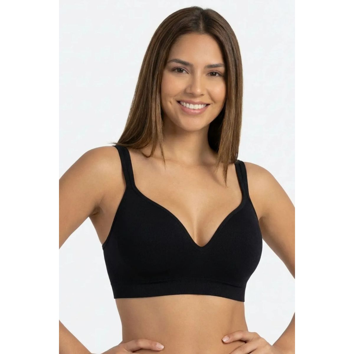 LILI PINK - Brasier individual estilo triangular seamless sin aros