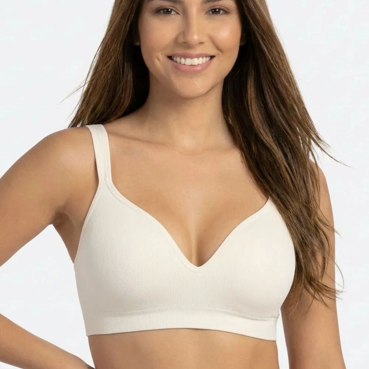 LILI PINK - Brasier individual estilo triangular seamless sin aros