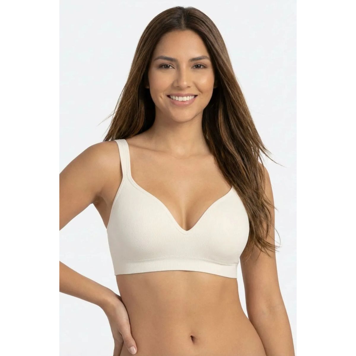 LILI PINK - Brasier individual estilo triangular seamless sin aros