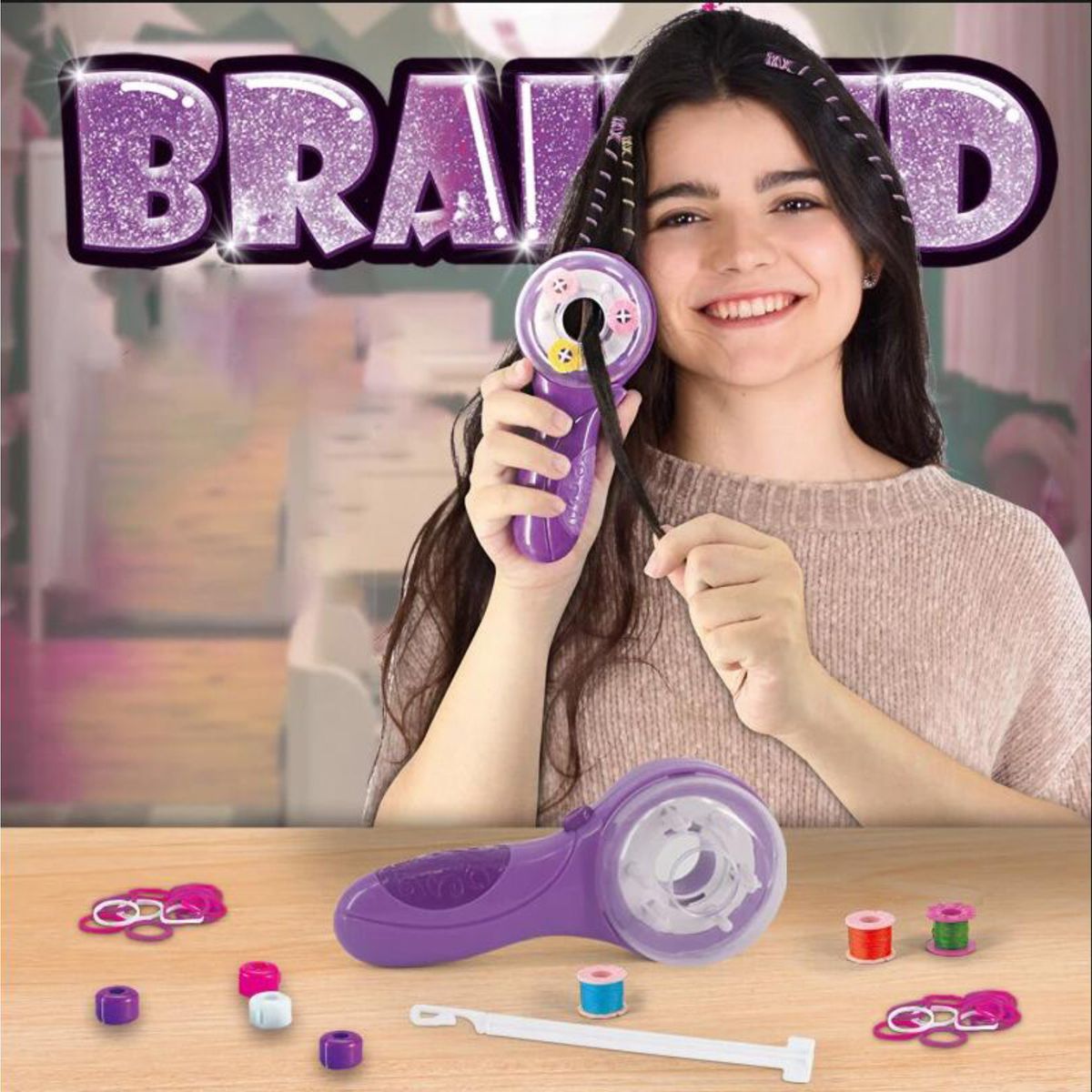 OTRAS MARCAS - Maquina De Juguete Para Hacer Trenzas - Niñas Juguetes