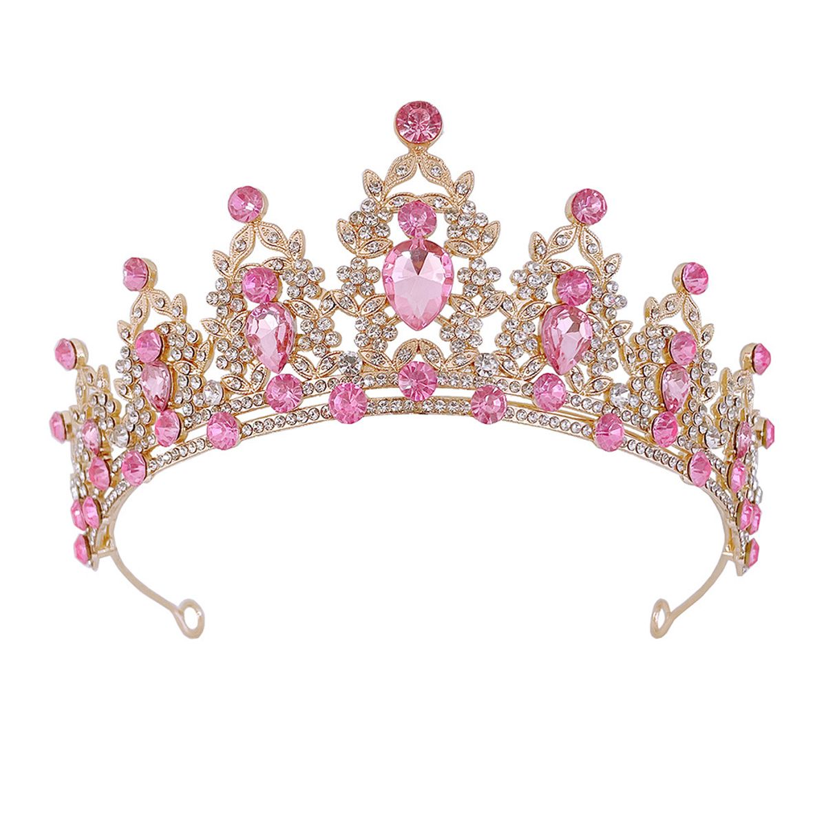 GENERICO - Corona Tiara De Cristal Quinceañeras Novia