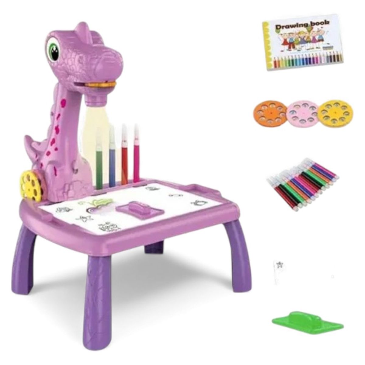 KIDSHOP - Tablero Pizarra Escritorio Proyector Mágico 3d Juguete 1257 MD