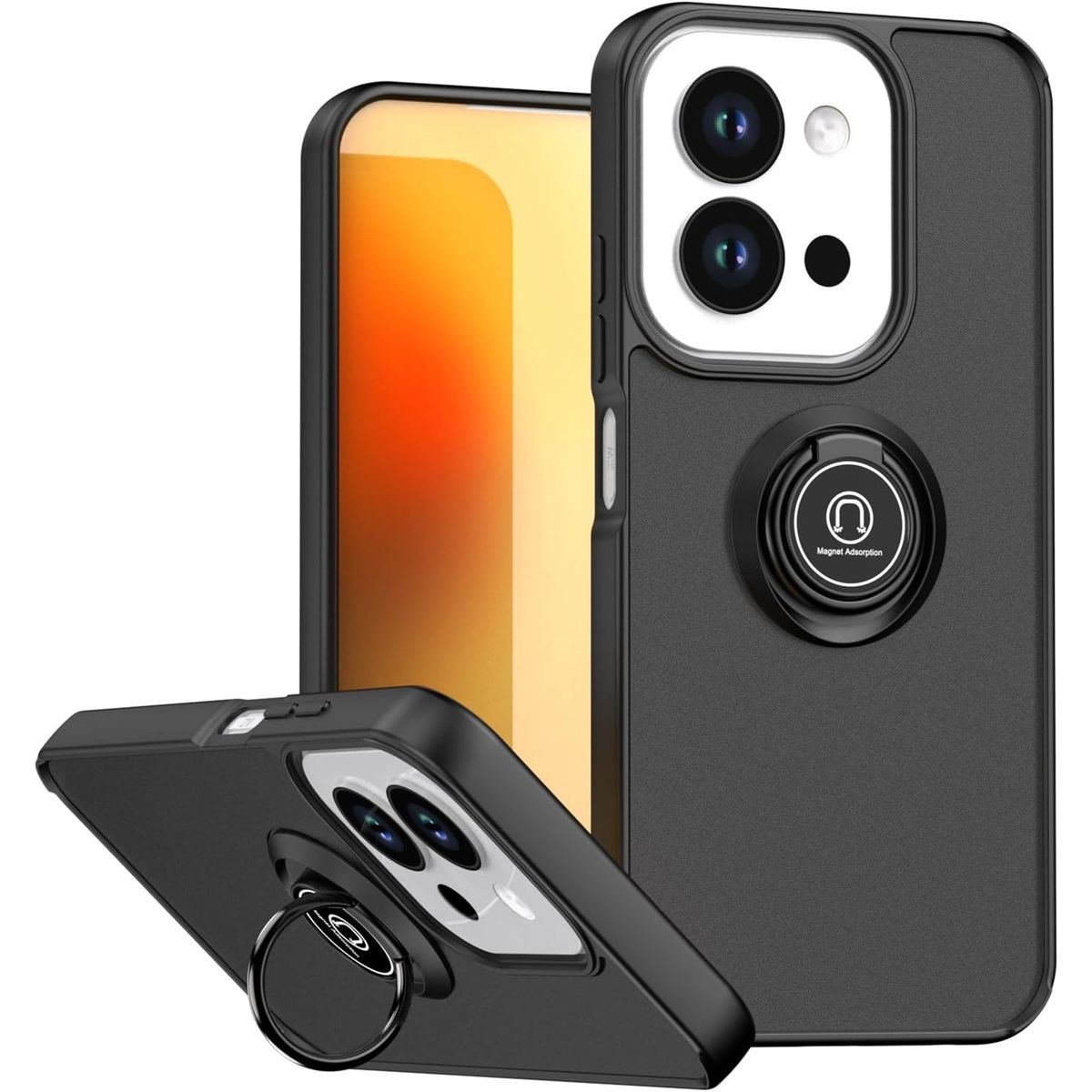 GENERICO - Funda Estuche Anti Golpes Mate Compatible Xiaomi Redmi 15C Negro