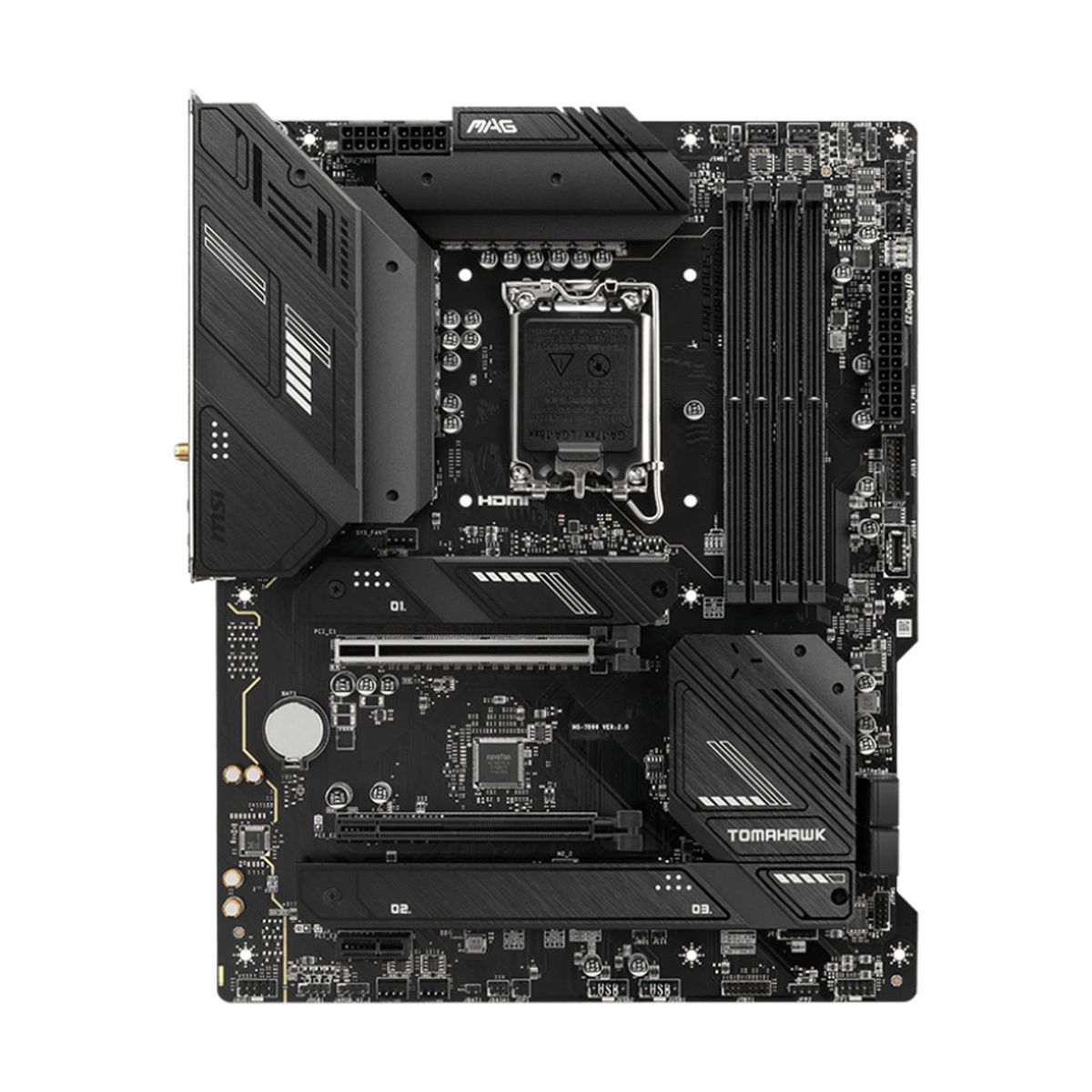 MSI - Tarjeta Madre Msi MAG B760 TOMAHAWK WiFi DDR5 Capacidad para 12ª14ª Gen Intel