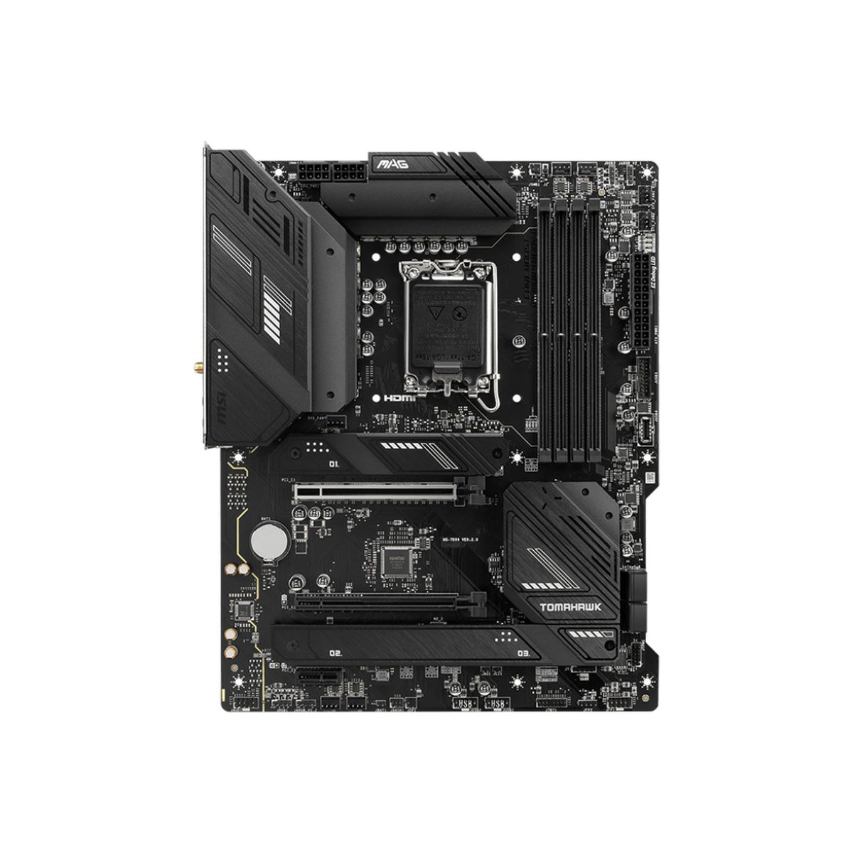 MSI - Tarjeta Madre Msi MAG B760 TOMAHAWK WiFi DDR5 Capacidad para 12ª14ª Gen Intel