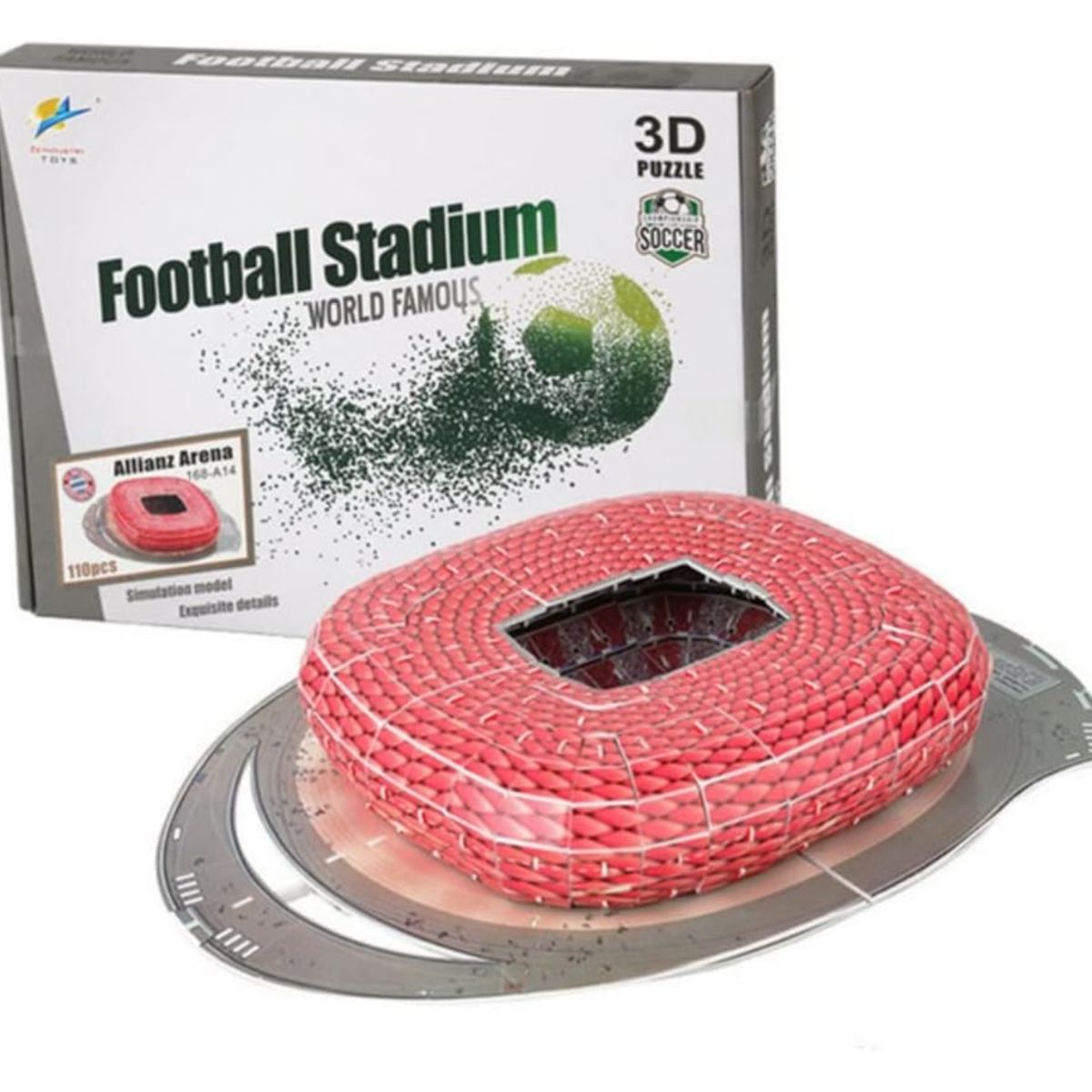 OTRAS MARCAS - Rompecabezas 3d Estadio De Futbol Arena Allianz 110 Piezas