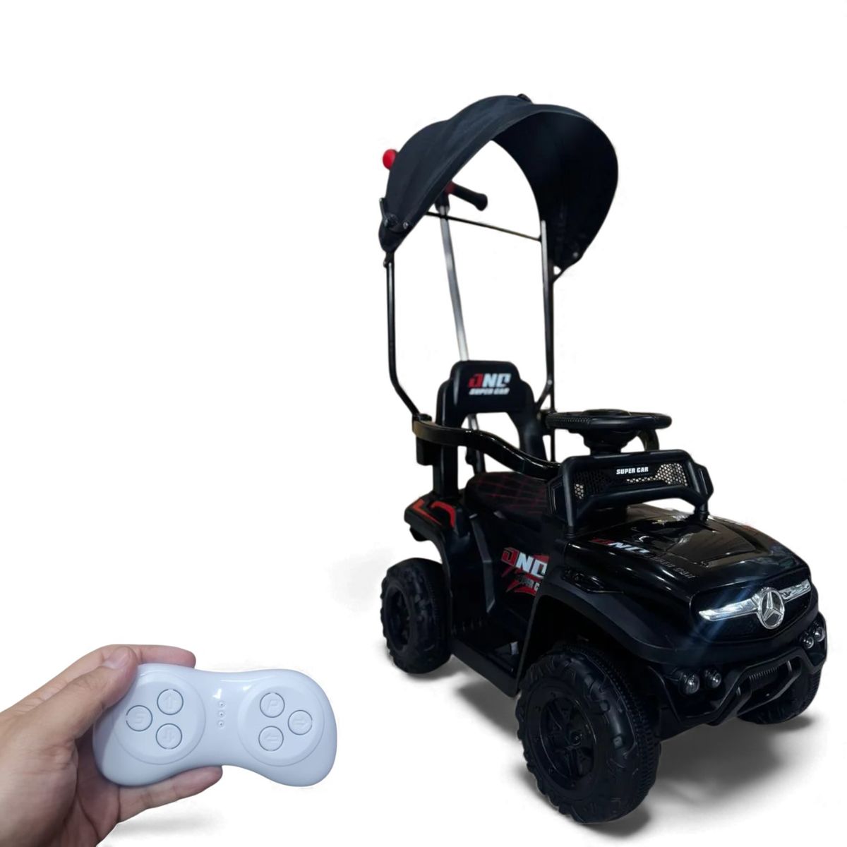 GENERICO - Carro Montable Bebe Paseador Musical Juguete Control 1-5 año