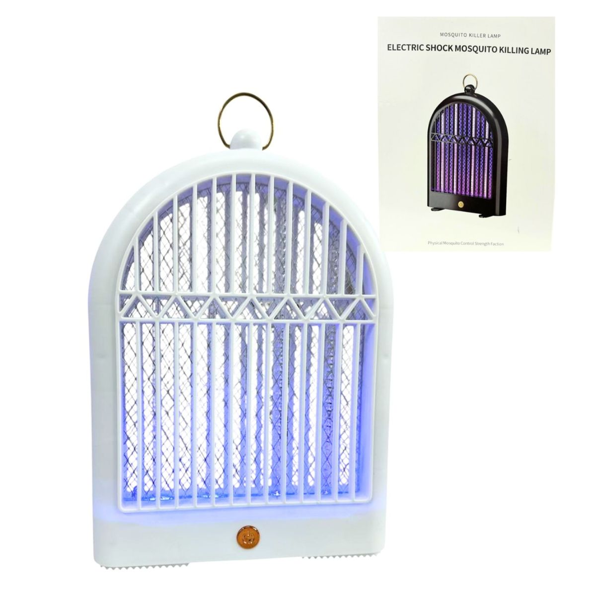 NOBELSOUND - Lampara Ultravioleta Mata Zancudos Recargable Portatil 27 cm