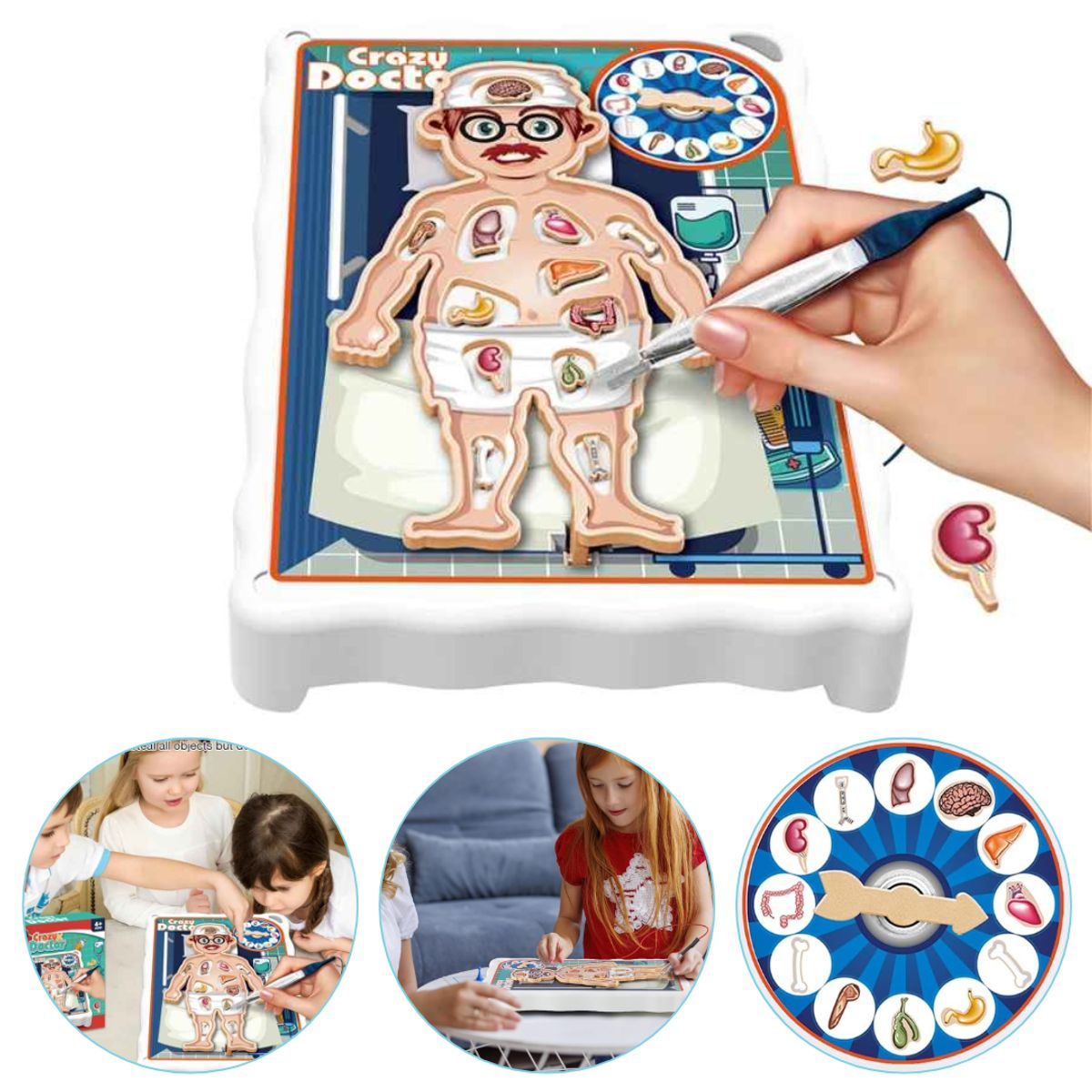 GENERICO - Juego Mesa Doctor Loco Niños Operacion Operando Corriente