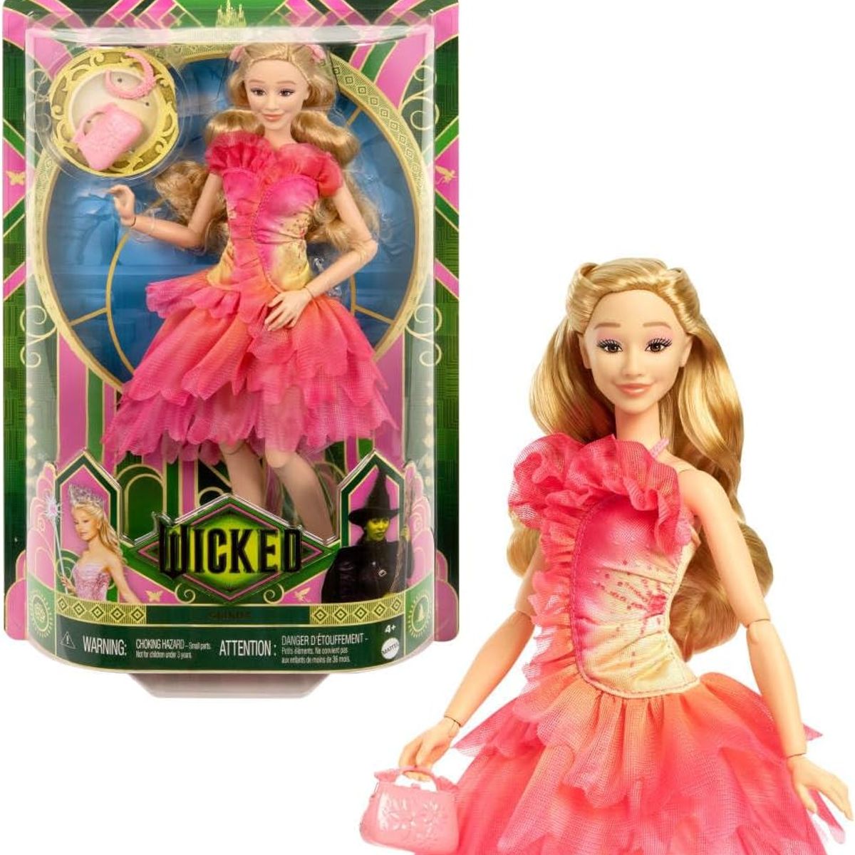 NETFLIX - Muñeca Glinda Wicked Con Ropa Y Accesorios