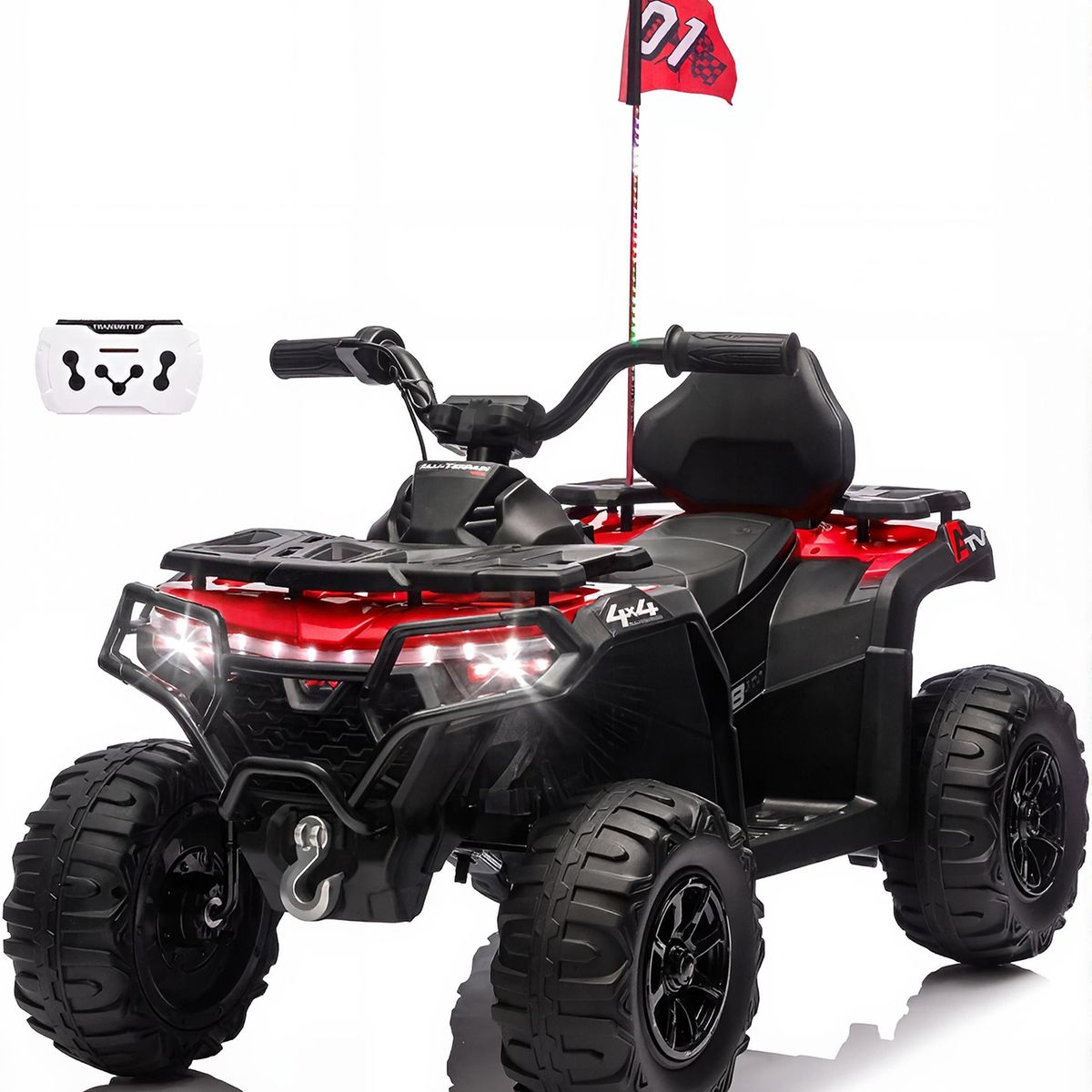 BEBESUNITA - Moto Carro Electrico 24Voltio Llanta Caucho Control - Rojo