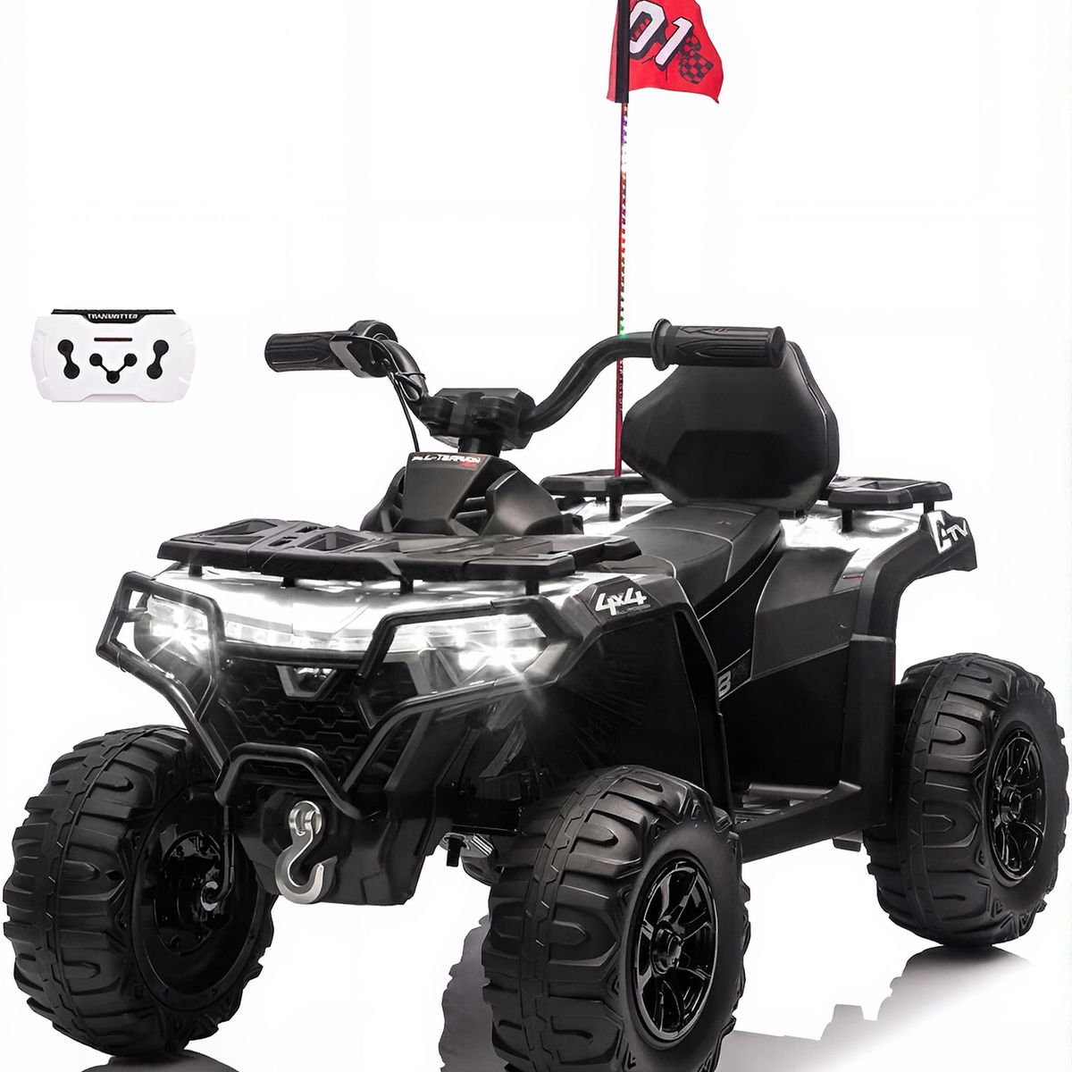 BEBESUNITA - Moto Carro Electrico 24Voltio Llanta Caucho Control - Blanco