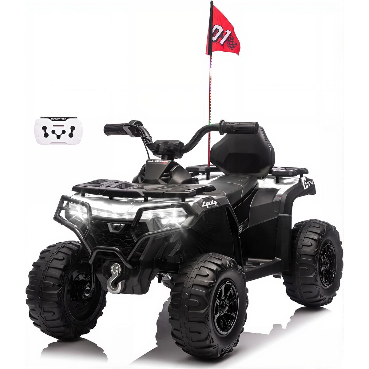 BEBESUNITA - Moto Carro Electrico 24Voltio Llanta Caucho Control - Blanco
