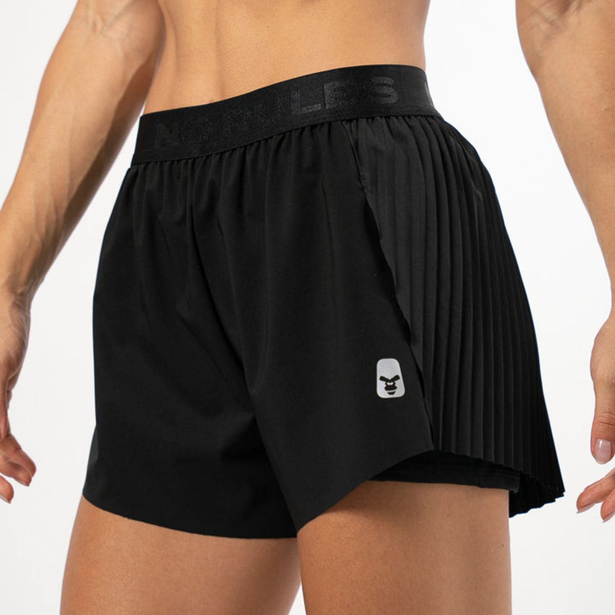 NO RULES - Short Running Performance Con lycra Negro